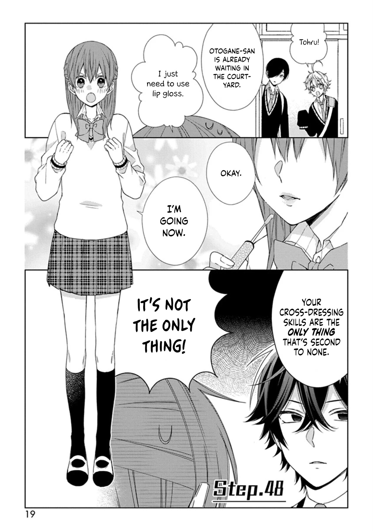 I'll Start Being a Feminine Boy Chapter 48 page 1 - Chapter 48: Step 48