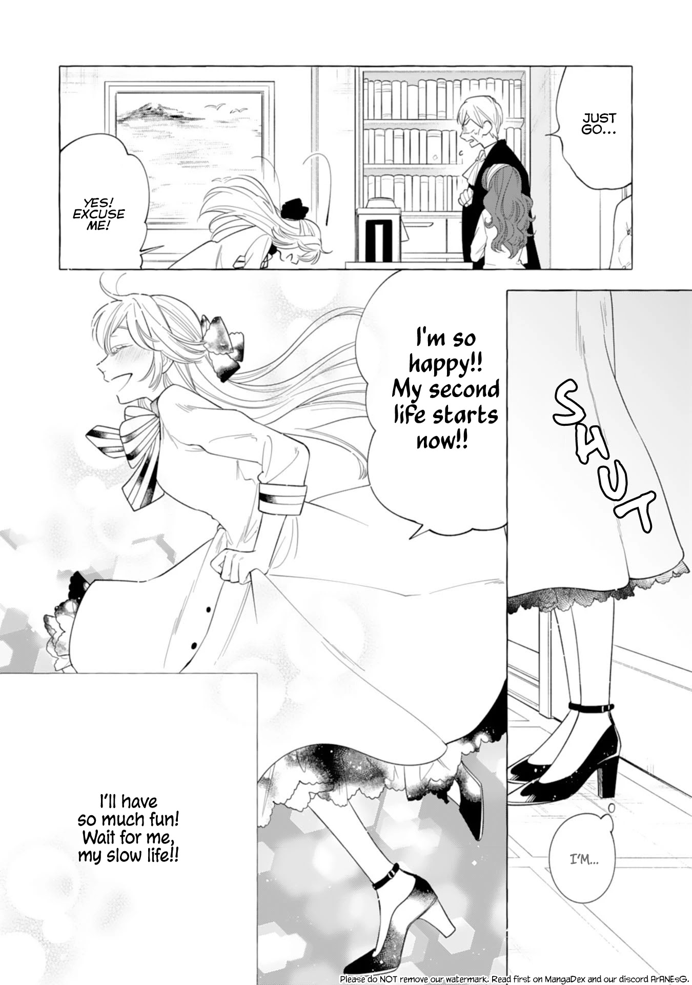 I’m a Banished Villainess, but I’m Accompanied by a Fluffy Creature?! My Peaceful Life Starts Chapter 1 page 45 - Chapter 1
