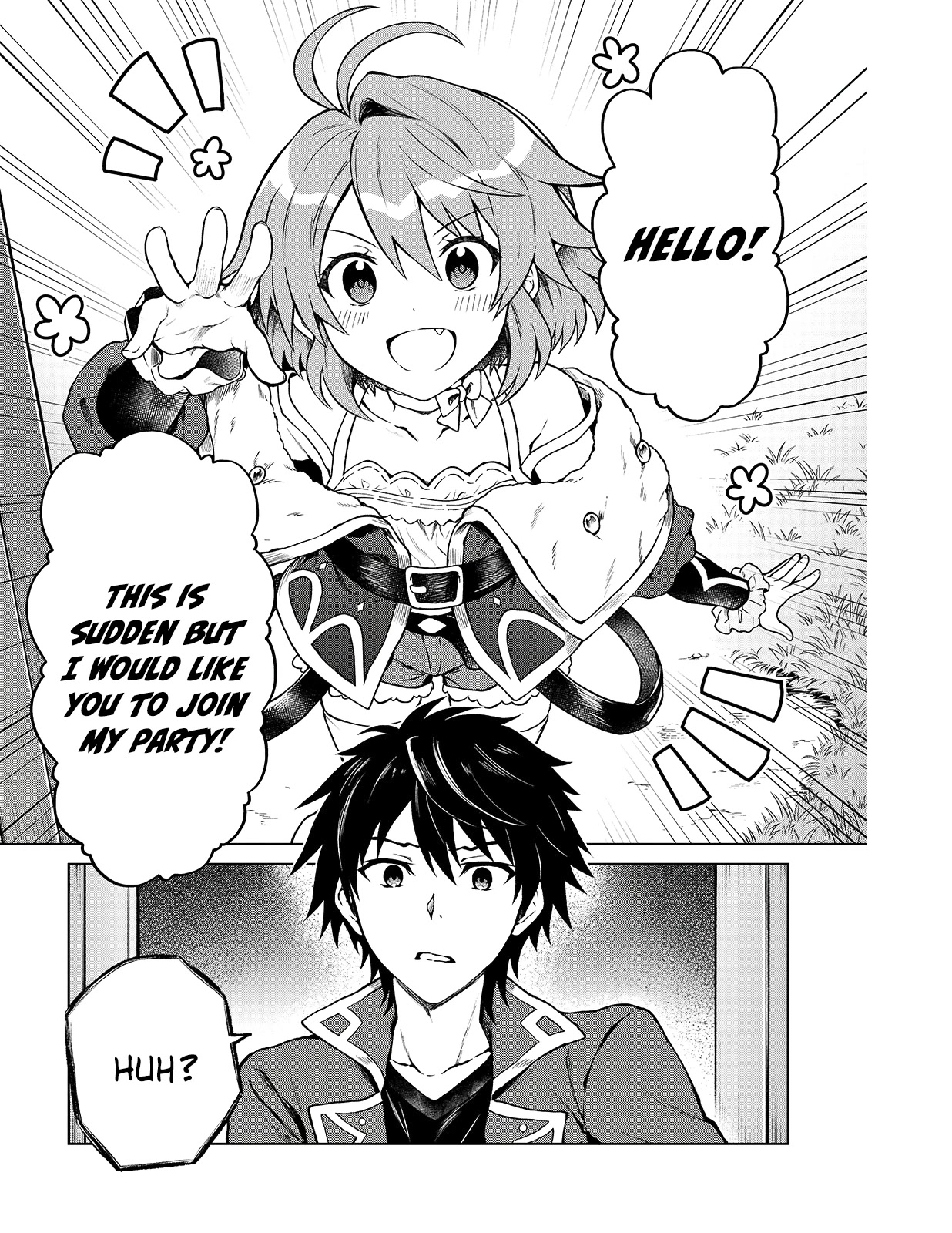 I’m a D-Rank Adventurer, for Some Reason I Got Recruited Into a Hero Party, and Now the Princess Is Stalking Me Chapter 1 page 4 - Chapter 1: For Some Reason I Was Invited By A Beautiful Girl