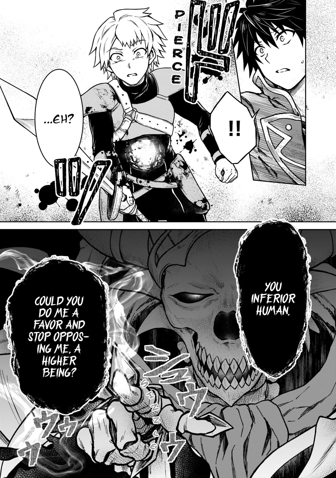 I’m a D-Rank Adventurer, for Some Reason I Got Recruited Into a Hero Party, and Now the Princess Is Stalking Me Chapter 10 page 5 - Chapter 10: For Some Reason The Skeleton Thought He Had Won Hands Down