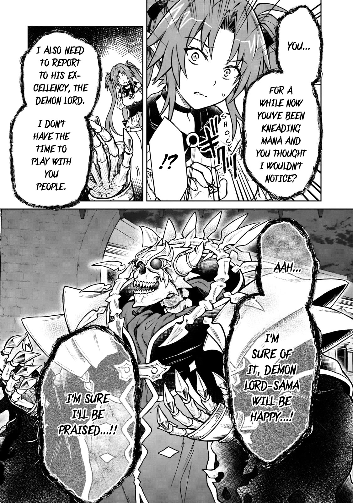 I’m a D-Rank Adventurer, for Some Reason I Got Recruited Into a Hero Party, and Now the Princess Is Stalking Me Chapter 10 page 9 - Chapter 10: For Some Reason The Skeleton Thought He Had Won Hands Down
