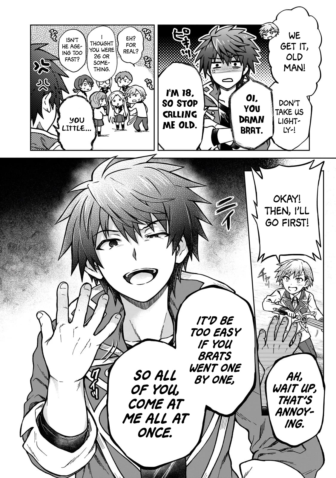 I’m a D-Rank Adventurer, for Some Reason I Got Recruited Into a Hero Party, and Now the Princess Is Stalking Me Chapter 16 page 14 - Chapter 16: For Some Reason I Had To Duel For Three Minutes
