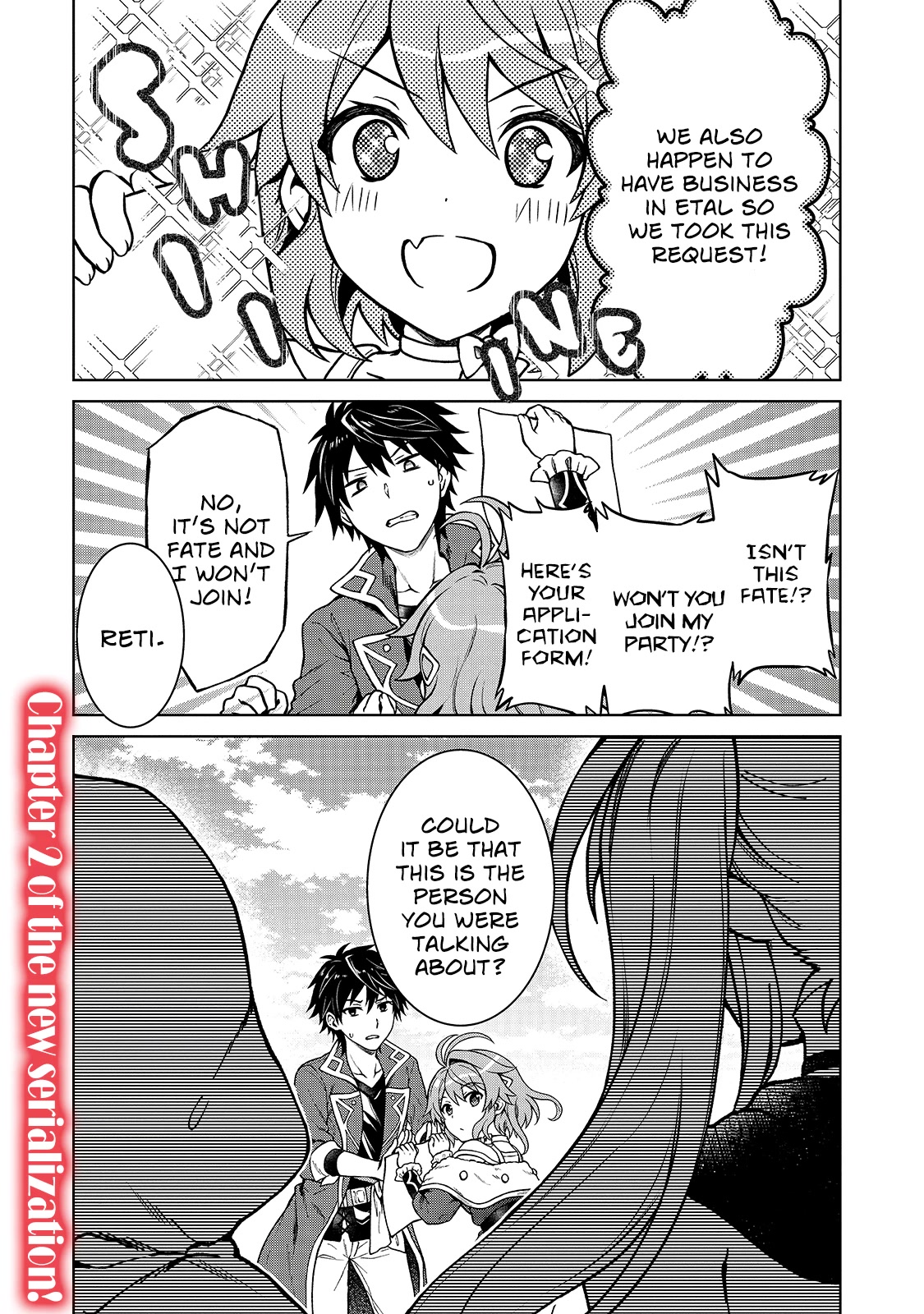 I’m a D-Rank Adventurer, for Some Reason I Got Recruited Into a Hero Party, and Now the Princess Is Stalking Me Chapter 2 page 1 - Chapter 2: For Some Reason Nobility Picks A Fight With Me?