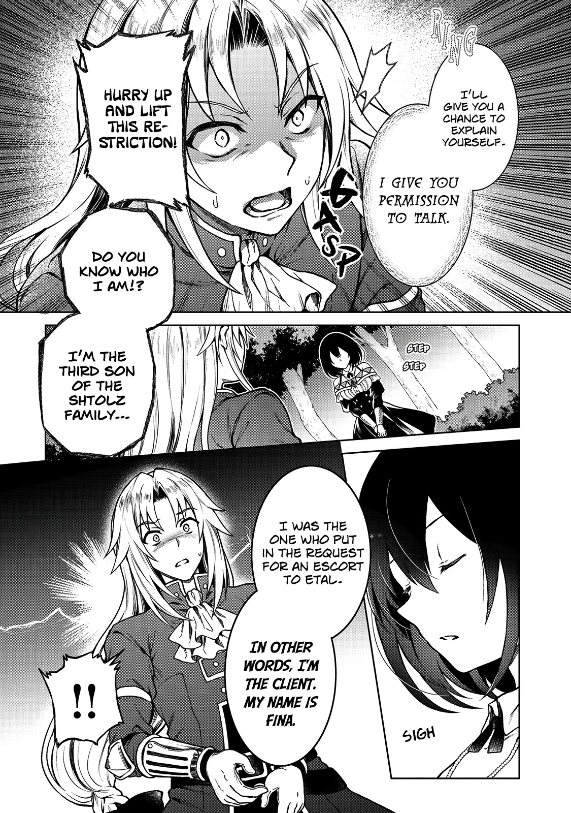 I’m a D-Rank Adventurer, for Some Reason I Got Recruited Into a Hero Party, and Now the Princess Is Stalking Me Chapter 3 page 3 - Chapter 3: For Some Reason The Client Reprimanded Me?