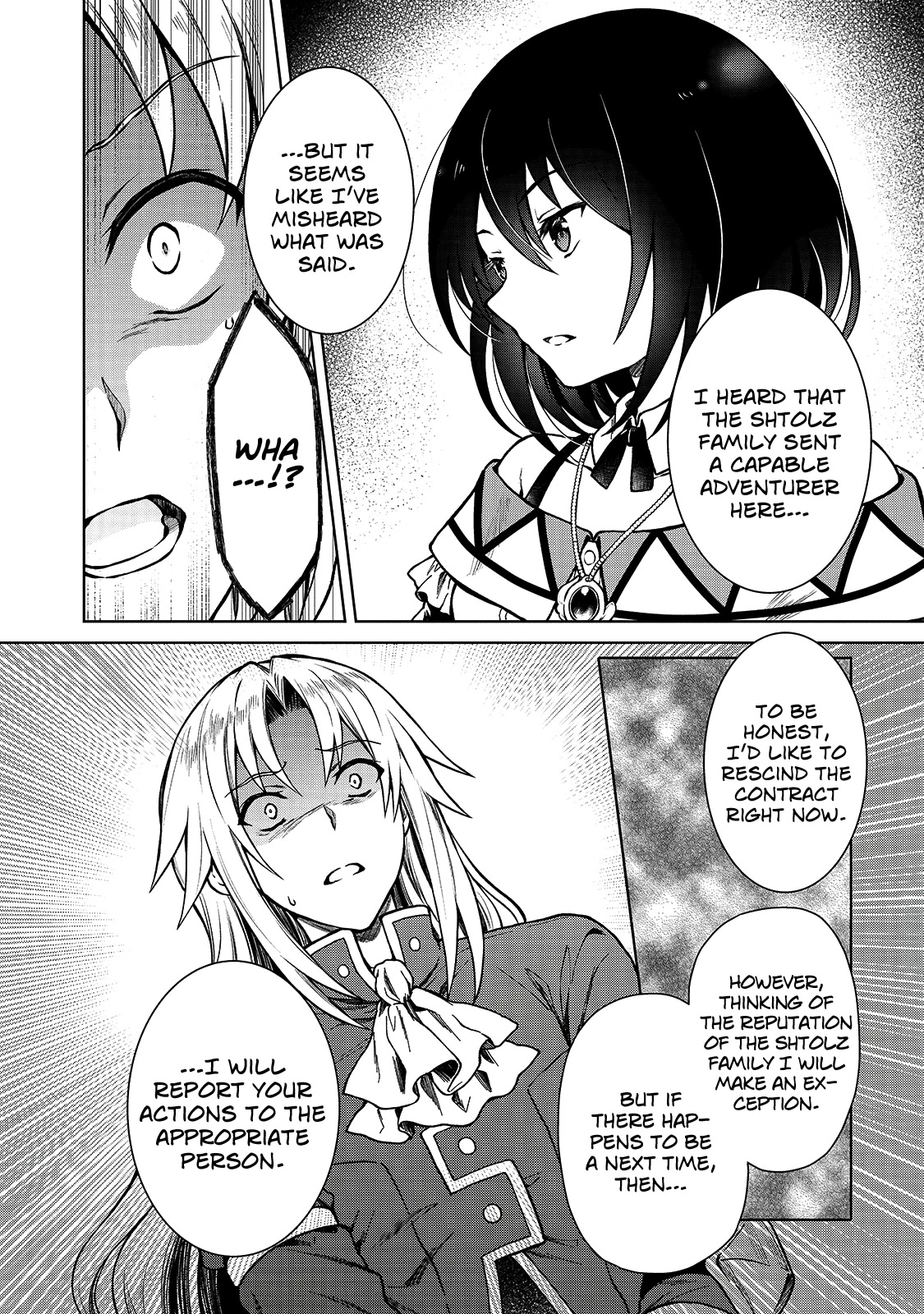 I’m a D-Rank Adventurer, for Some Reason I Got Recruited Into a Hero Party, and Now the Princess Is Stalking Me Chapter 3 page 4 - Chapter 3: For Some Reason The Client Reprimanded Me?