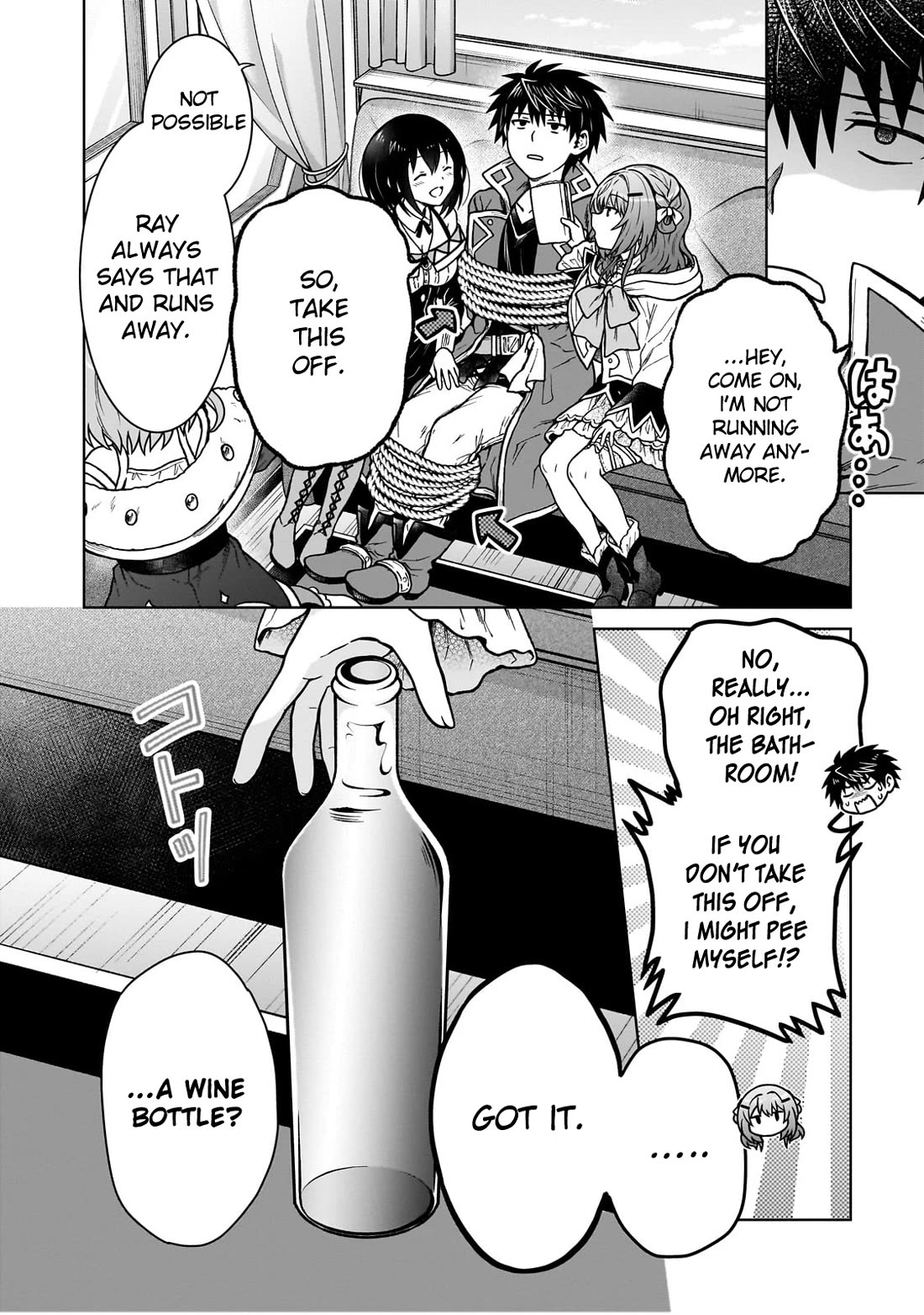 I’m a D-Rank Adventurer, for Some Reason I Got Recruited Into a Hero Party, and Now the Princess Is Stalking Me Chapter 34 page 18 - Chapter 34: For Some Reason I'm Tied Up With Rope And Flying Through The Sky