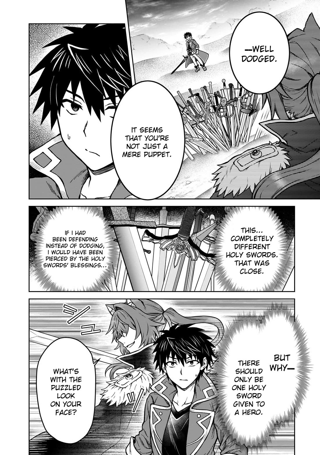 I’m a D-Rank Adventurer, for Some Reason I Got Recruited Into a Hero Party, and Now the Princess Is Stalking Me Chapter 39 page 2 - Chapter 39: For Some Reason He’s Too Strong and I Can't Win