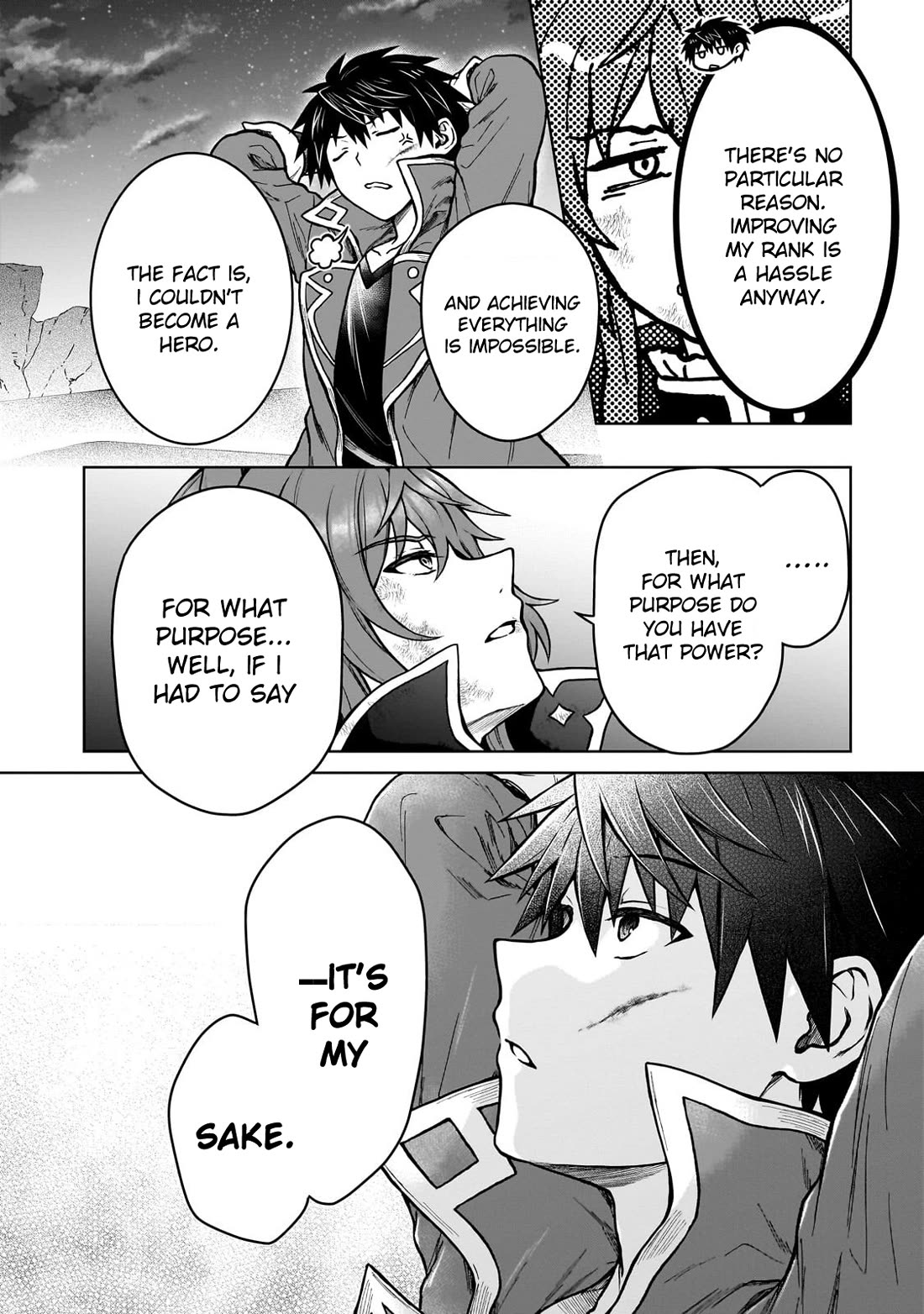 I’m a D-Rank Adventurer, for Some Reason I Got Recruited Into a Hero Party, and Now the Princess Is Stalking Me Chapter 39 page 20 - Chapter 39: For Some Reason He’s Too Strong and I Can't Win