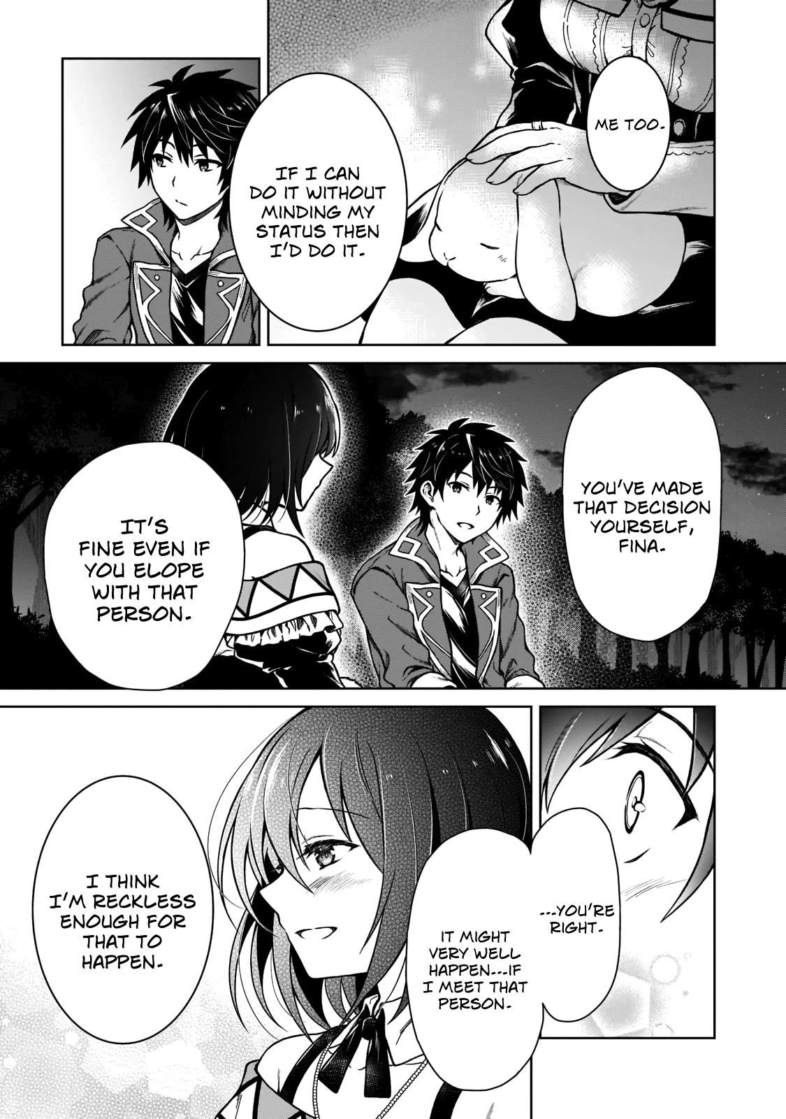 I’m a D-Rank Adventurer, for Some Reason I Got Recruited Into a Hero Party, and Now the Princess Is Stalking Me Chapter 4 page 17 - Chapter 4: For Some Reason An Angel Appeared At Night