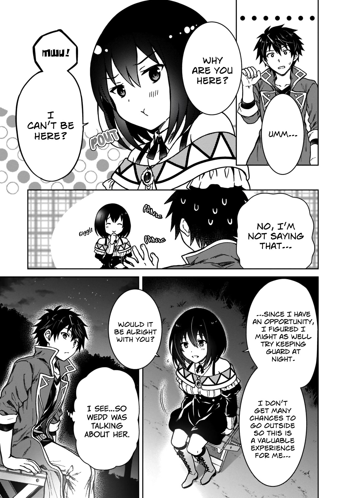 I’m a D-Rank Adventurer, for Some Reason I Got Recruited Into a Hero Party, and Now the Princess Is Stalking Me Chapter 4 page 5 - Chapter 4: For Some Reason An Angel Appeared At Night