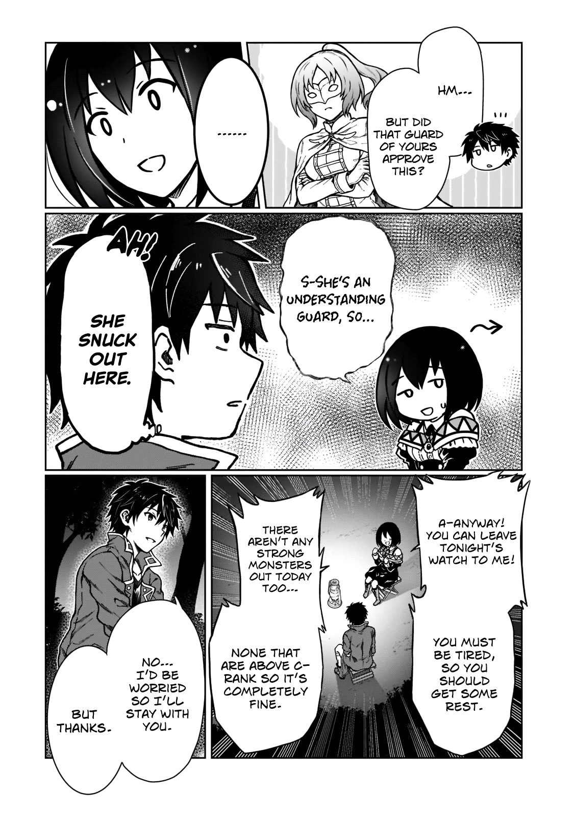 I’m a D-Rank Adventurer, for Some Reason I Got Recruited Into a Hero Party, and Now the Princess Is Stalking Me Chapter 4 page 7 - Chapter 4: For Some Reason An Angel Appeared At Night
