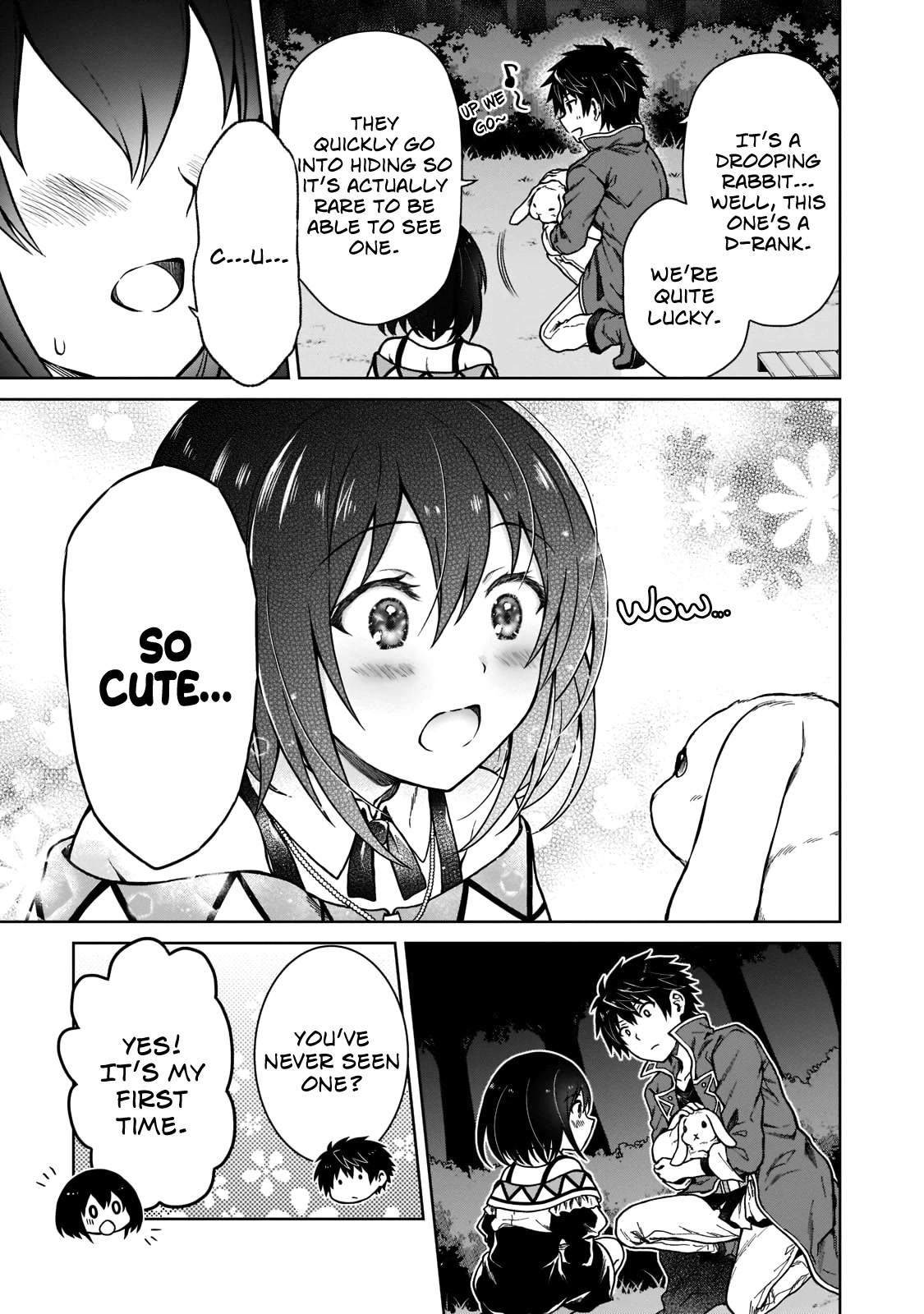 I’m a D-Rank Adventurer, for Some Reason I Got Recruited Into a Hero Party, and Now the Princess Is Stalking Me Chapter 4 page 9 - Chapter 4: For Some Reason An Angel Appeared At Night