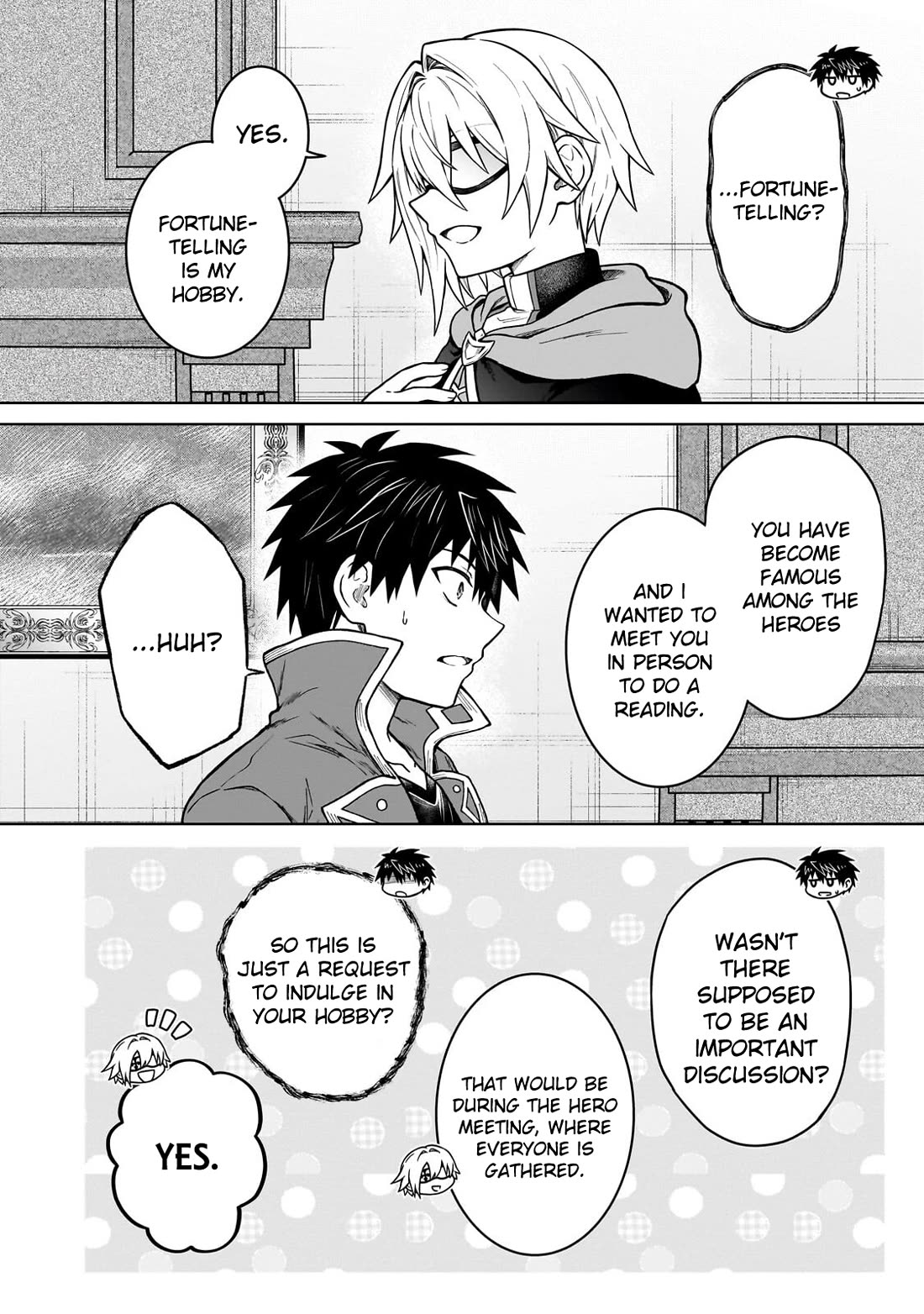 I’m a D-Rank Adventurer, for Some Reason I Got Recruited Into a Hero Party, and Now the Princess Is Stalking Me Chapter 48 page 6 - Chapter 48: For Some Reason My Life Was Completely Exposed Through Fortune Telling