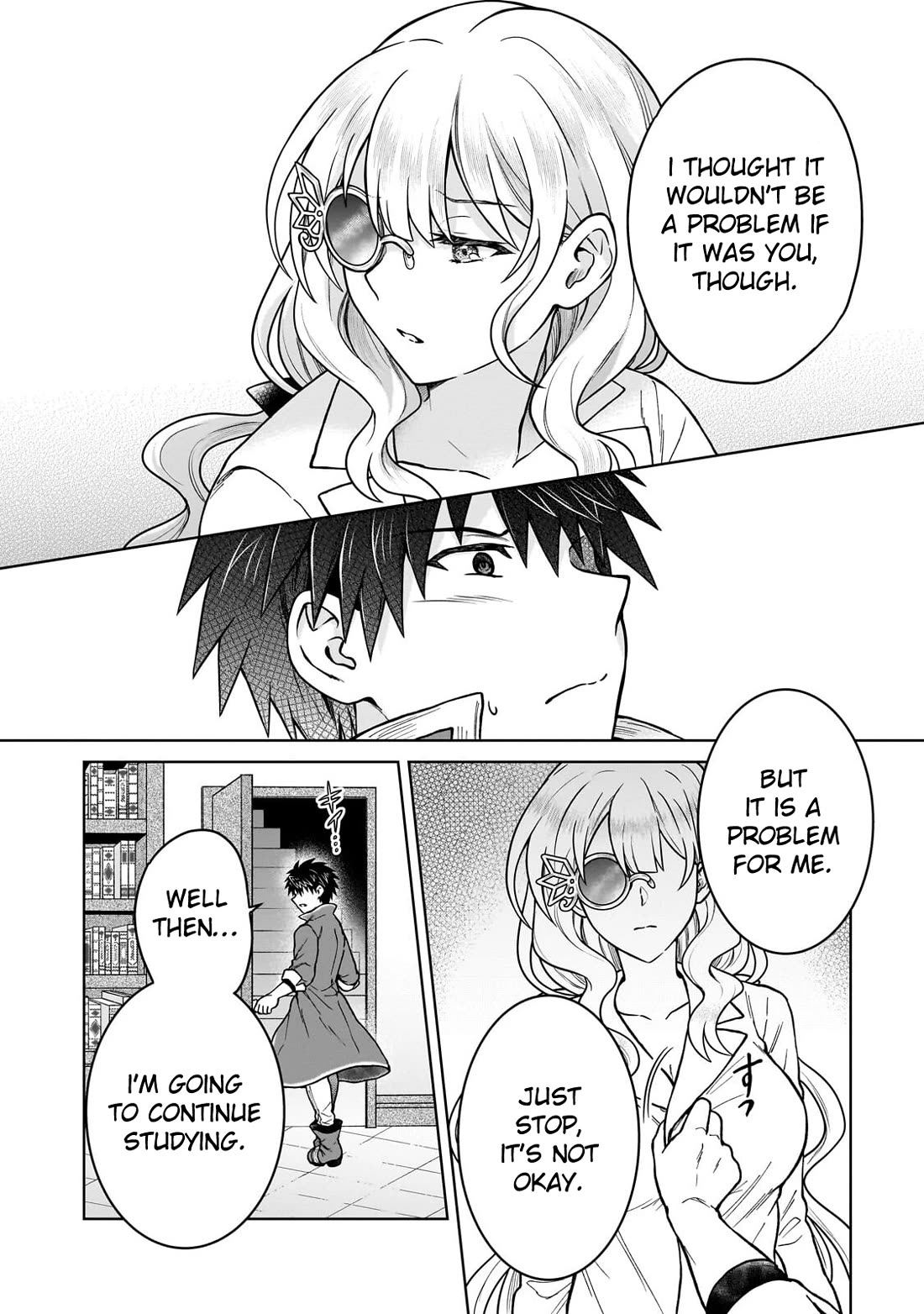 I’m a D-Rank Adventurer, for Some Reason I Got Recruited Into a Hero Party, and Now the Princess Is Stalking Me Chapter 50 page 17 - Chapter 50: For Some Reason There Are Inappropriate Temptations in the Library