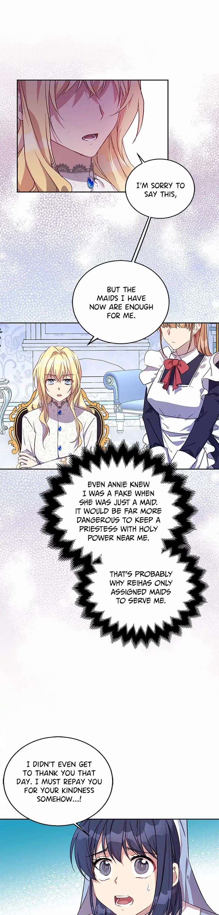 I'm a Fake Saintess But the Gods Are Obsessed With Me Chapter 8 page 1 - Chapter 8