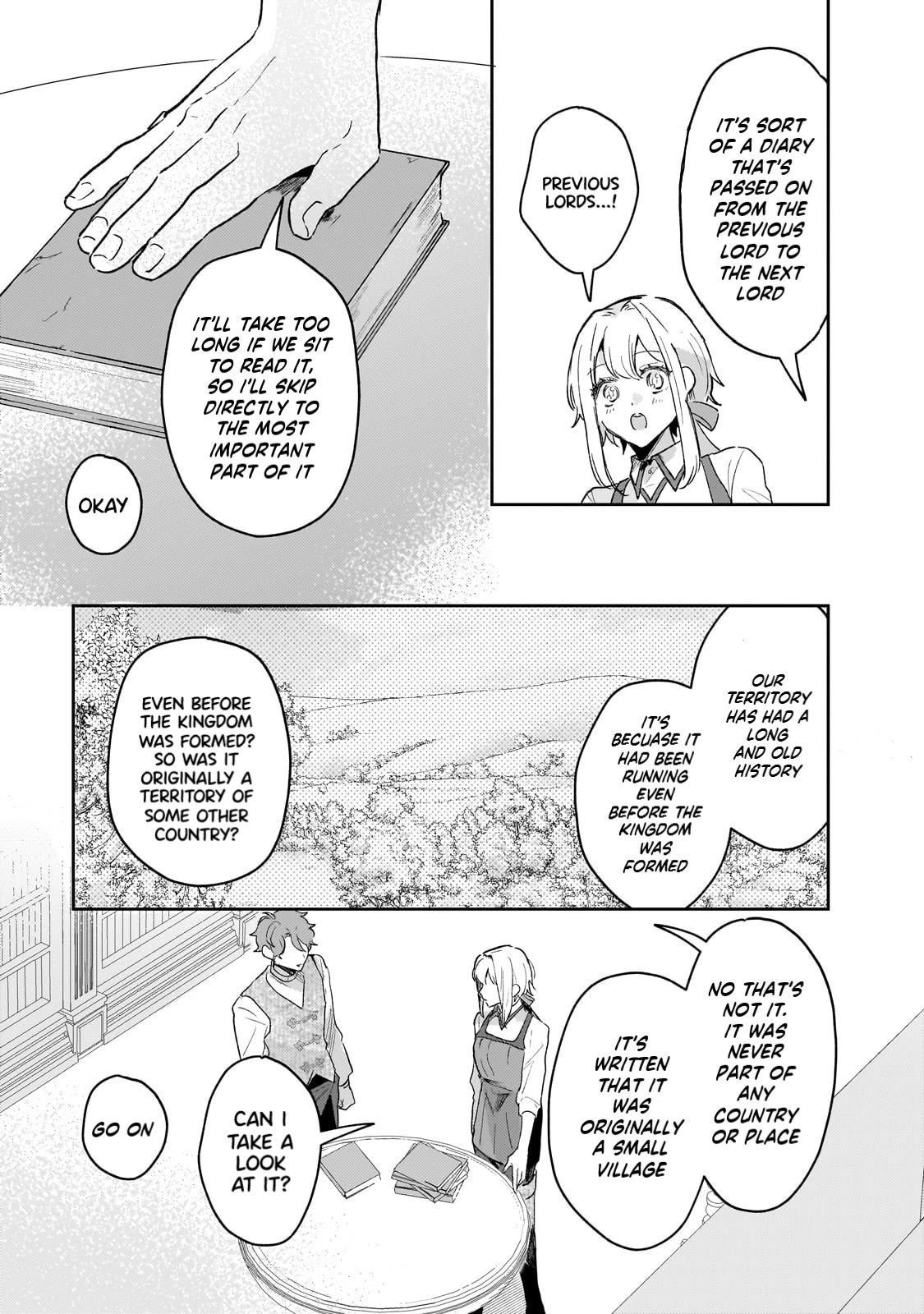 I'm a Former Court Alchemist, and I'm Going to Start Cultivating My Own Territory in the Middle of Nowhere! Chapter 7 page 14 - Chapter 7: Just Give Me A Job!
