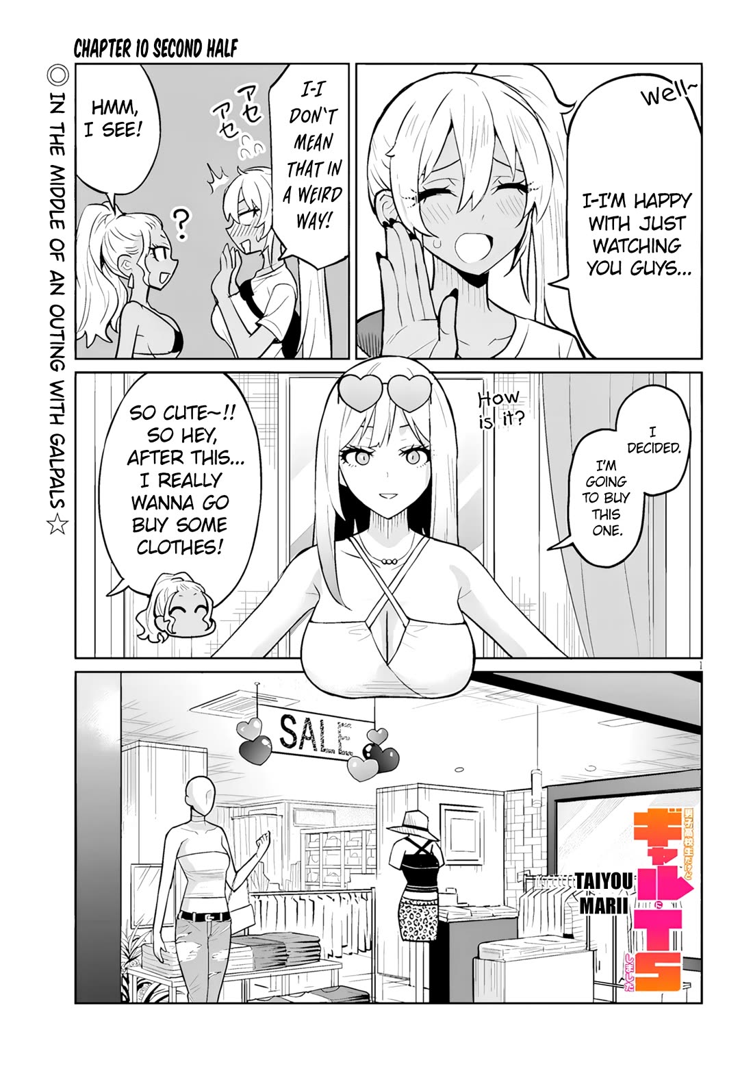 I’m a High School Boy, but I Got Gender-Swapped Into a Gyaru Chapter 10.2 page 1 - Chapter 10.2