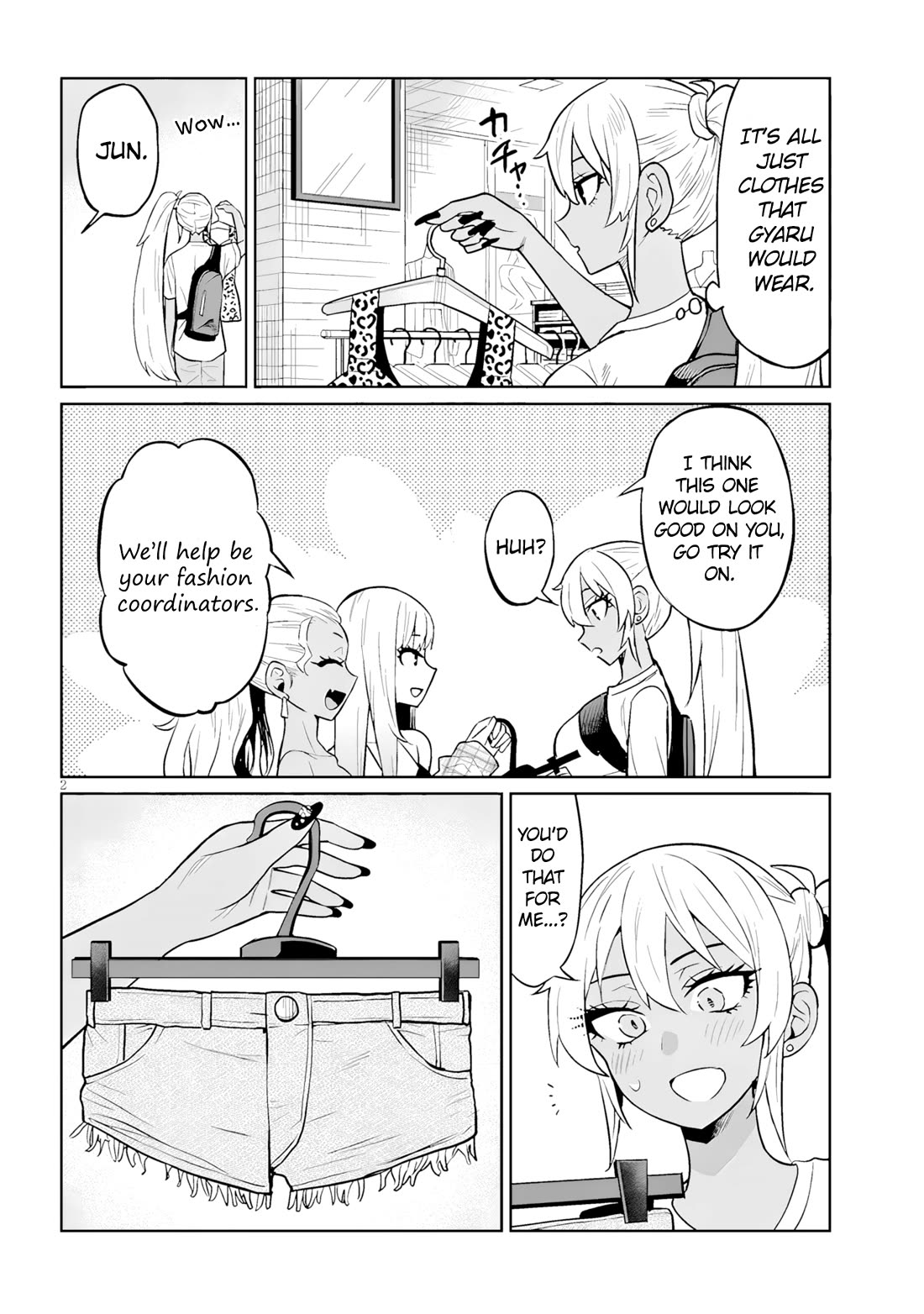 I’m a High School Boy, but I Got Gender-Swapped Into a Gyaru Chapter 10.2 page 2 - Chapter 10.2