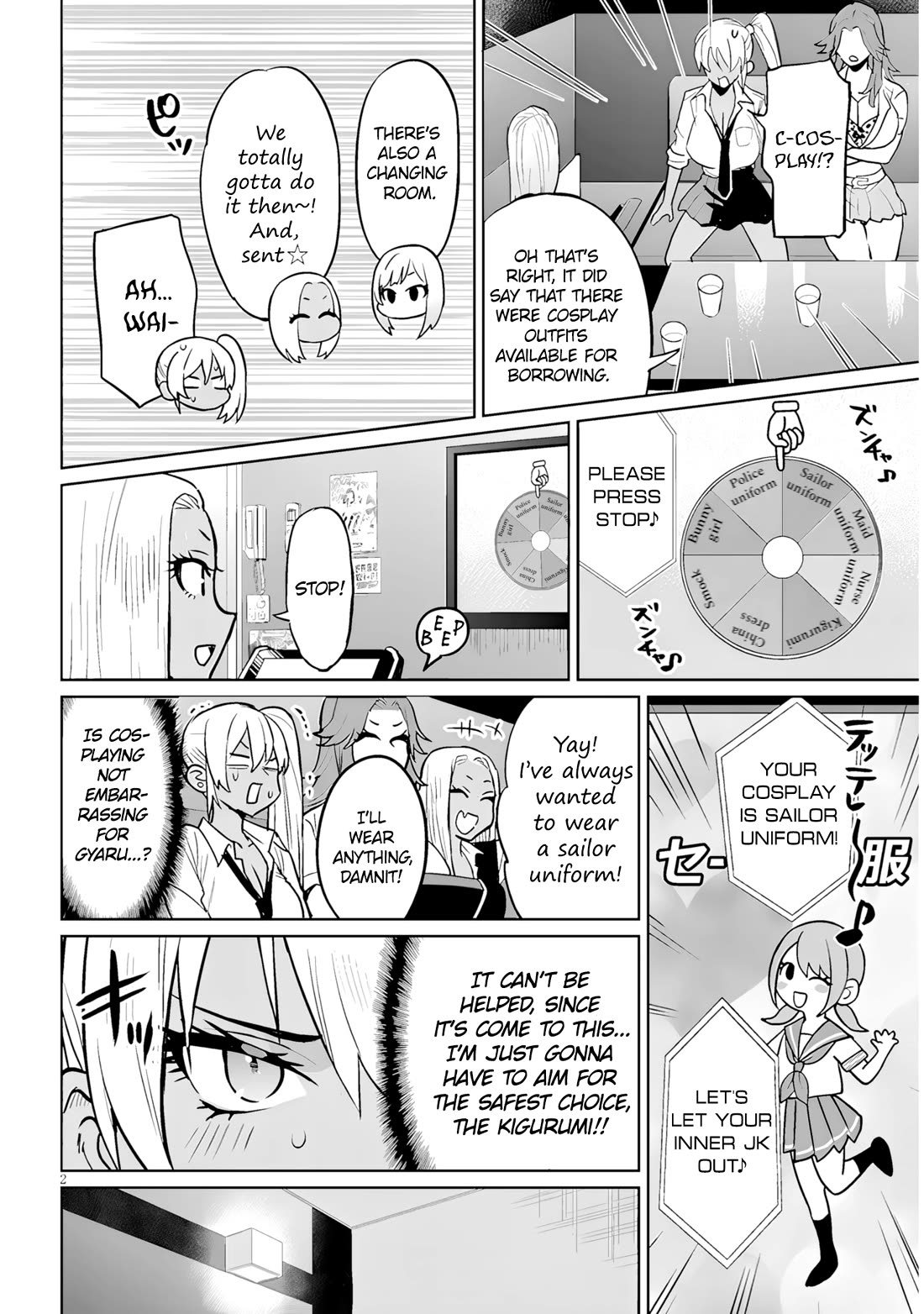 I’m a High School Boy, but I Got Gender-Swapped Into a Gyaru Chapter 13.2 page 2 - Chapter 13.2