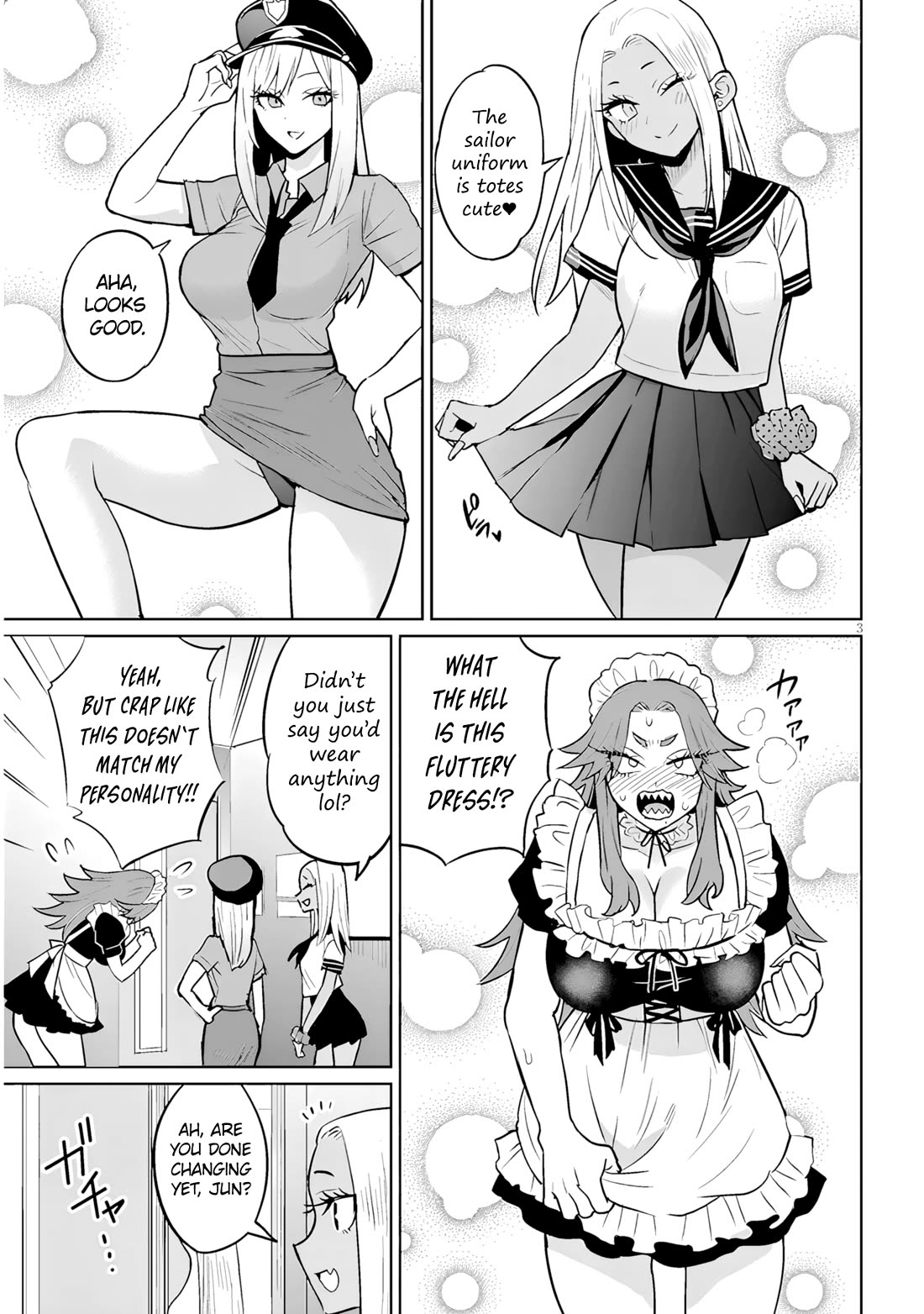 I’m a High School Boy, but I Got Gender-Swapped Into a Gyaru Chapter 13.2 page 3 - Chapter 13.2