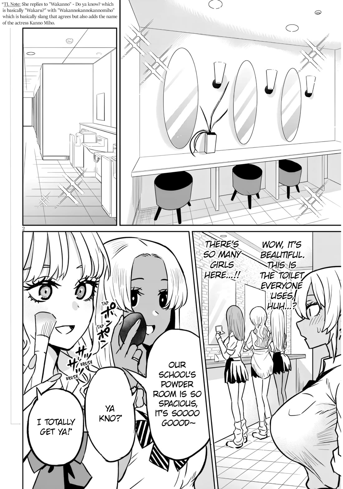 I’m a High School Boy, but I Got Gender-Swapped Into a Gyaru Chapter 14.2 page 2 - Chapter 14.2