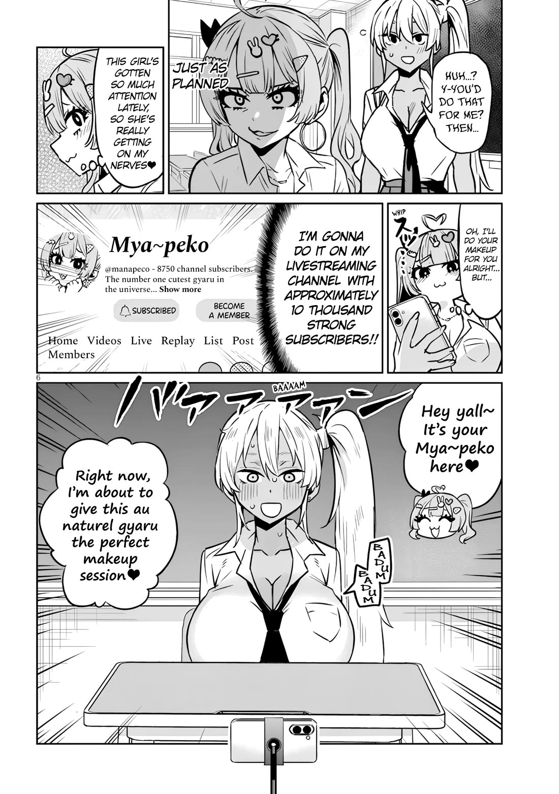 I’m a High School Boy, but I Got Gender-Swapped Into a Gyaru Chapter 16.1 page 6 - Chapter 16.1