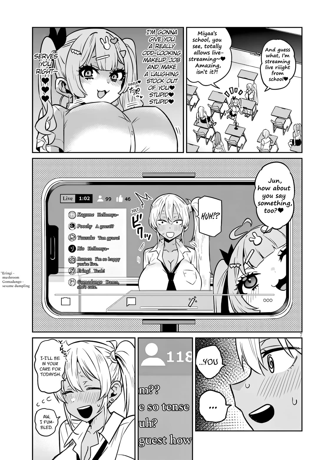 I’m a High School Boy, but I Got Gender-Swapped Into a Gyaru Chapter 16.1 page 7 - Chapter 16.1