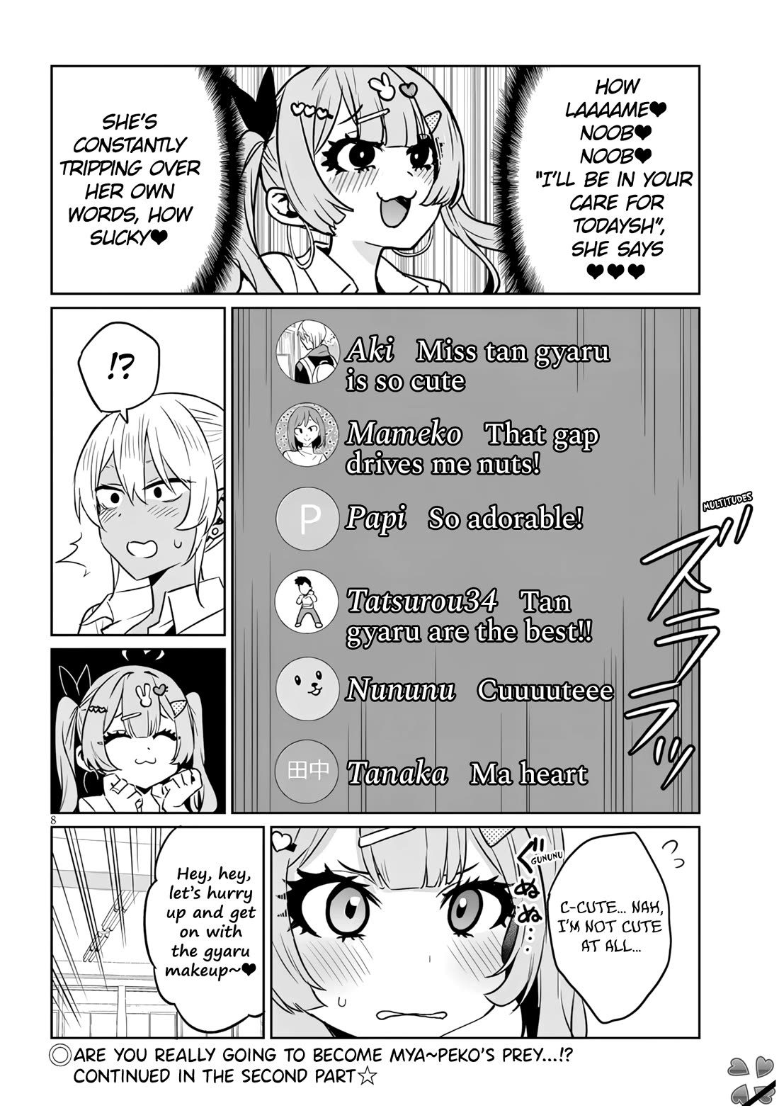 I’m a High School Boy, but I Got Gender-Swapped Into a Gyaru Chapter 16.1 page 8 - Chapter 16.1