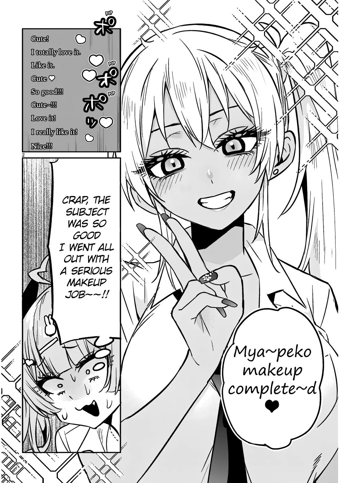 I’m a High School Boy, but I Got Gender-Swapped Into a Gyaru Chapter 16.2 page 2 - Chapter 16.2