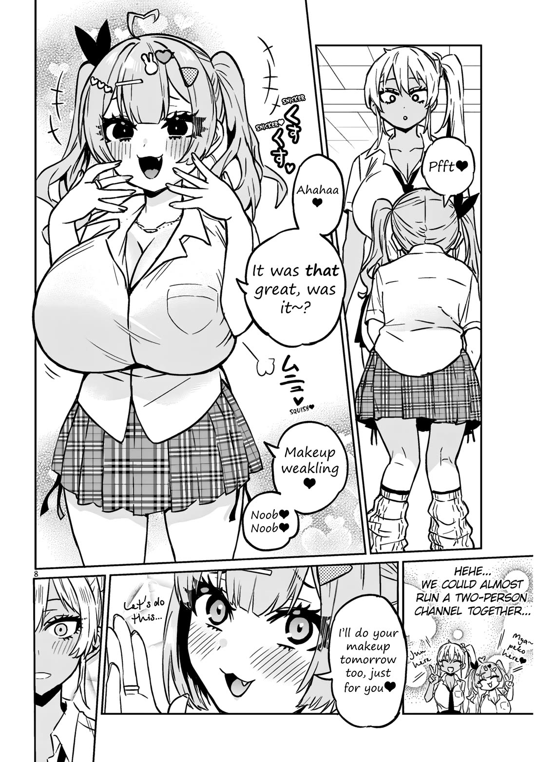 I’m a High School Boy, but I Got Gender-Swapped Into a Gyaru Chapter 16.2 page 8 - Chapter 16.2