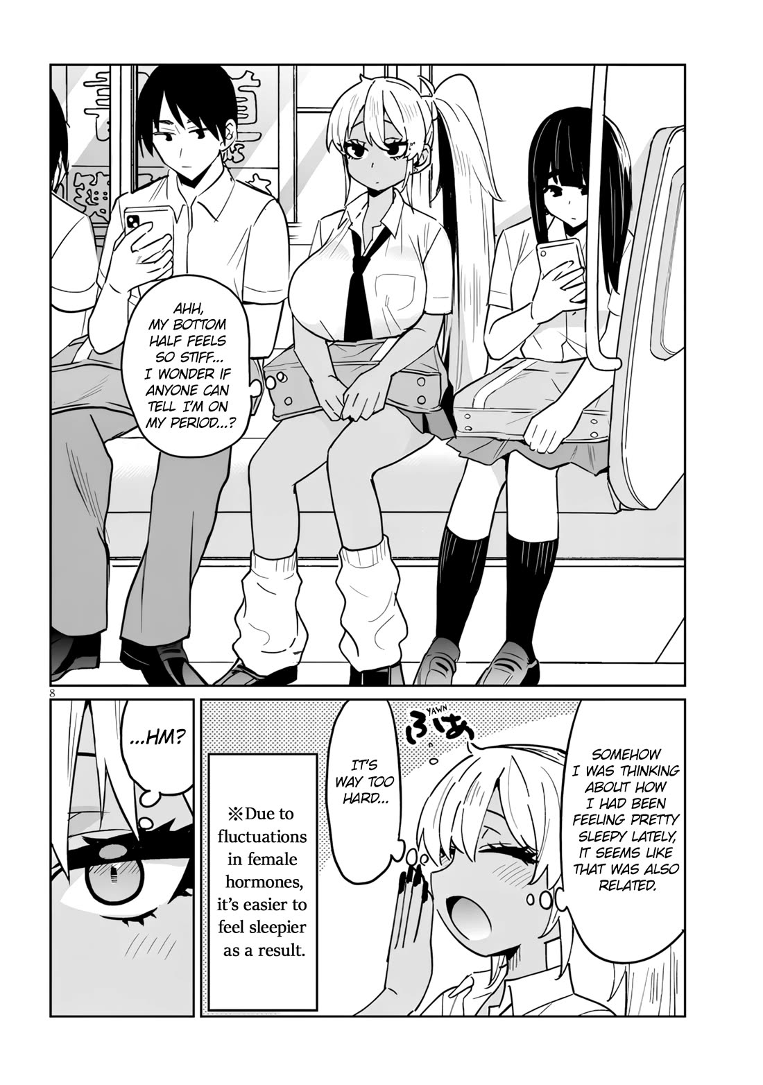 I’m a High School Boy, but I Got Gender-Swapped Into a Gyaru Chapter 17.2 page 8 - Chapter 17.2