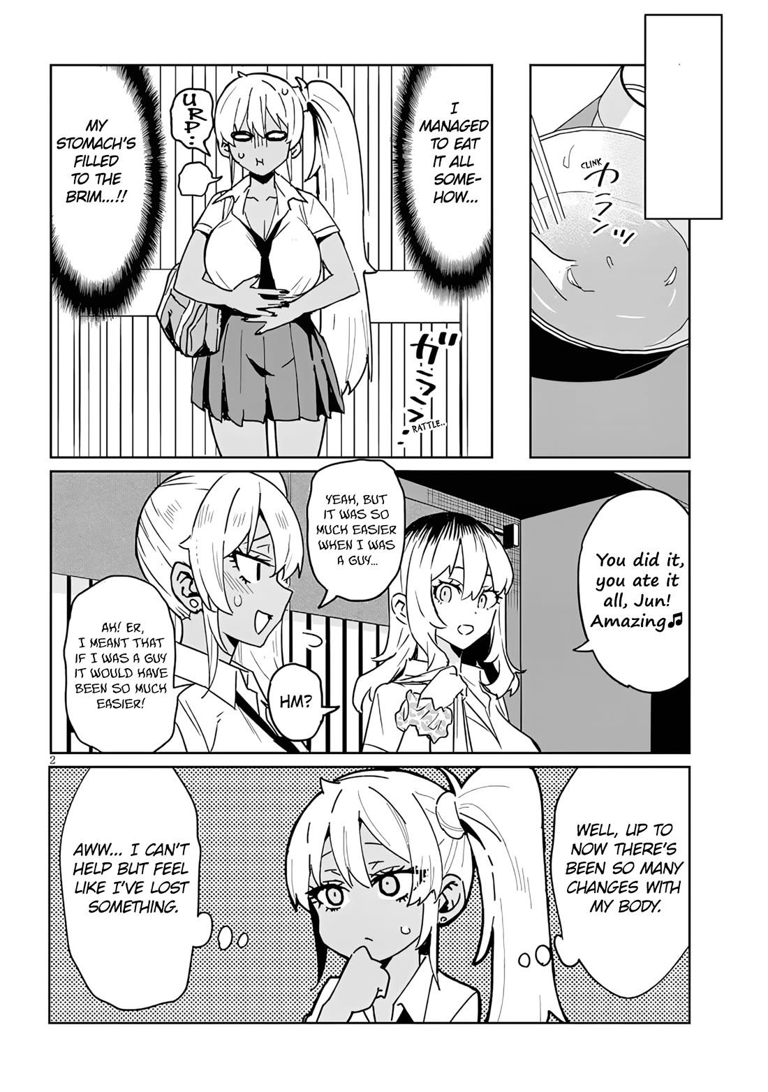I’m a High School Boy, but I Got Gender-Swapped Into a Gyaru Chapter 19.2 page 2 - Chapter 19.2