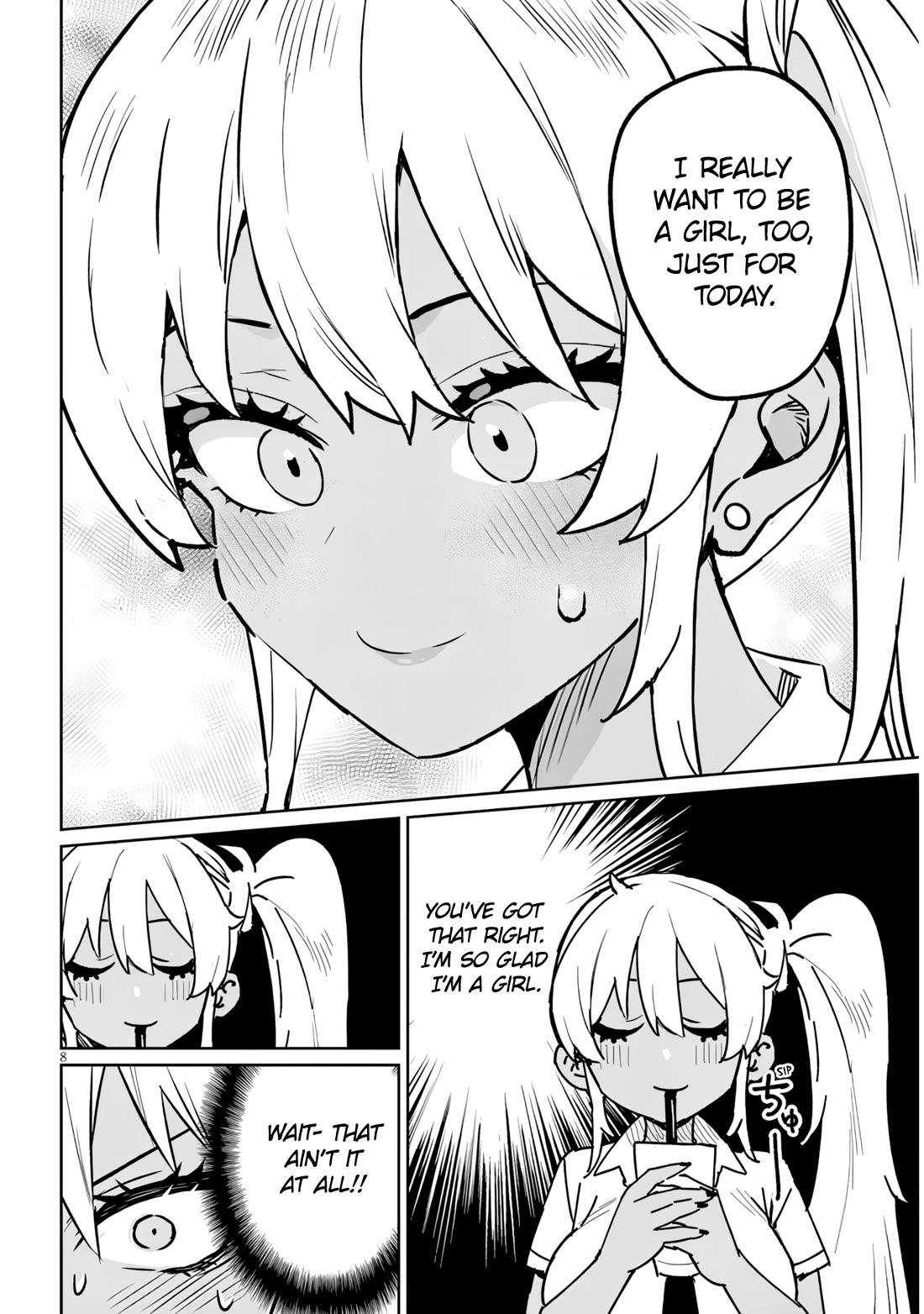 I’m a High School Boy, but I Got Gender-Swapped Into a Gyaru Chapter 19.2 page 8 - Chapter 19.2