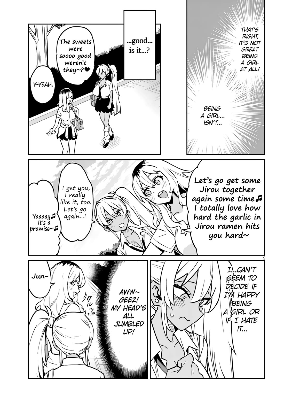 I’m a High School Boy, but I Got Gender-Swapped Into a Gyaru Chapter 19.2 page 9 - Chapter 19.2