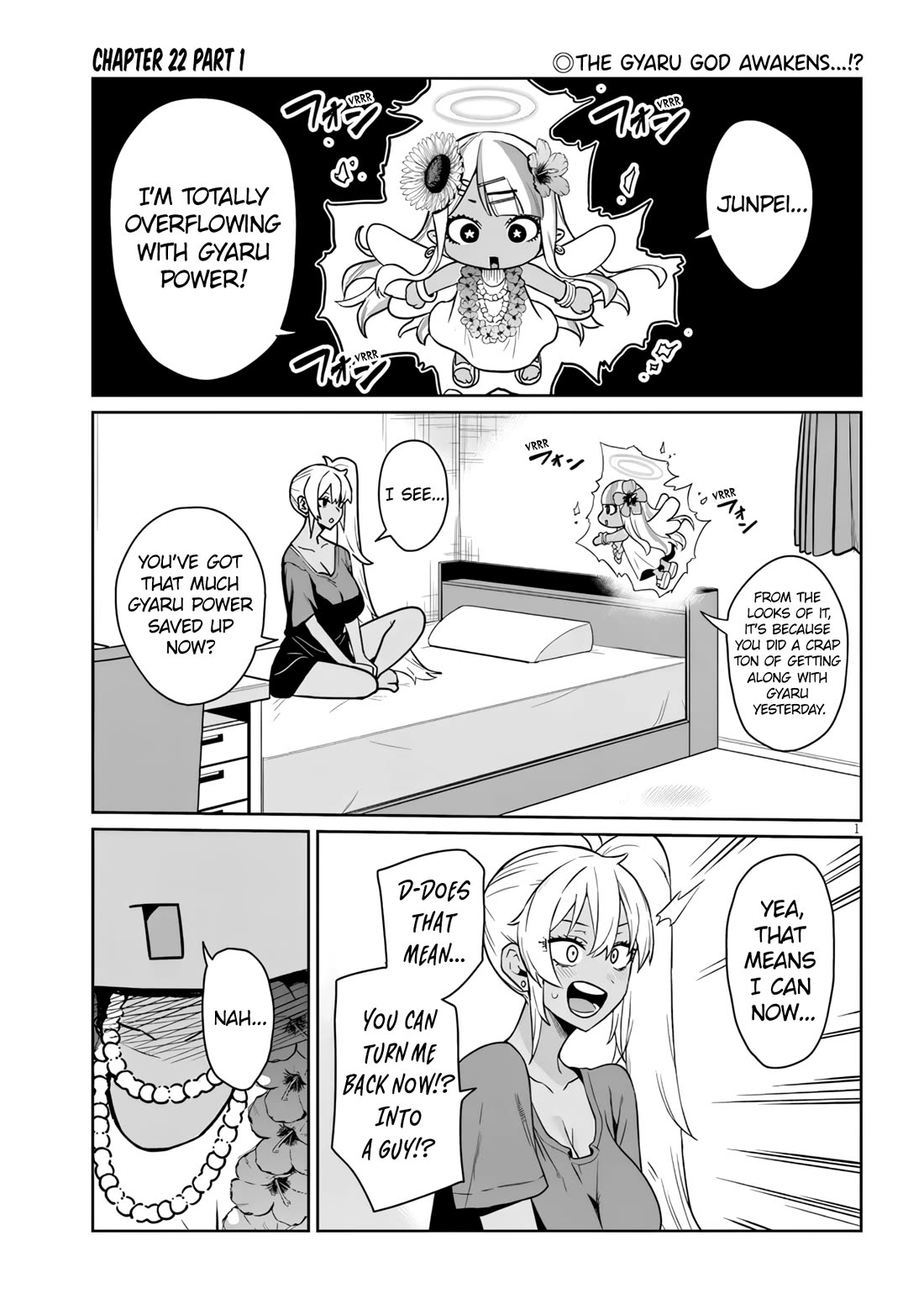 I’m a High School Boy, but I Got Gender-Swapped Into a Gyaru Chapter 22.1 page 1 - Chapter 22.1