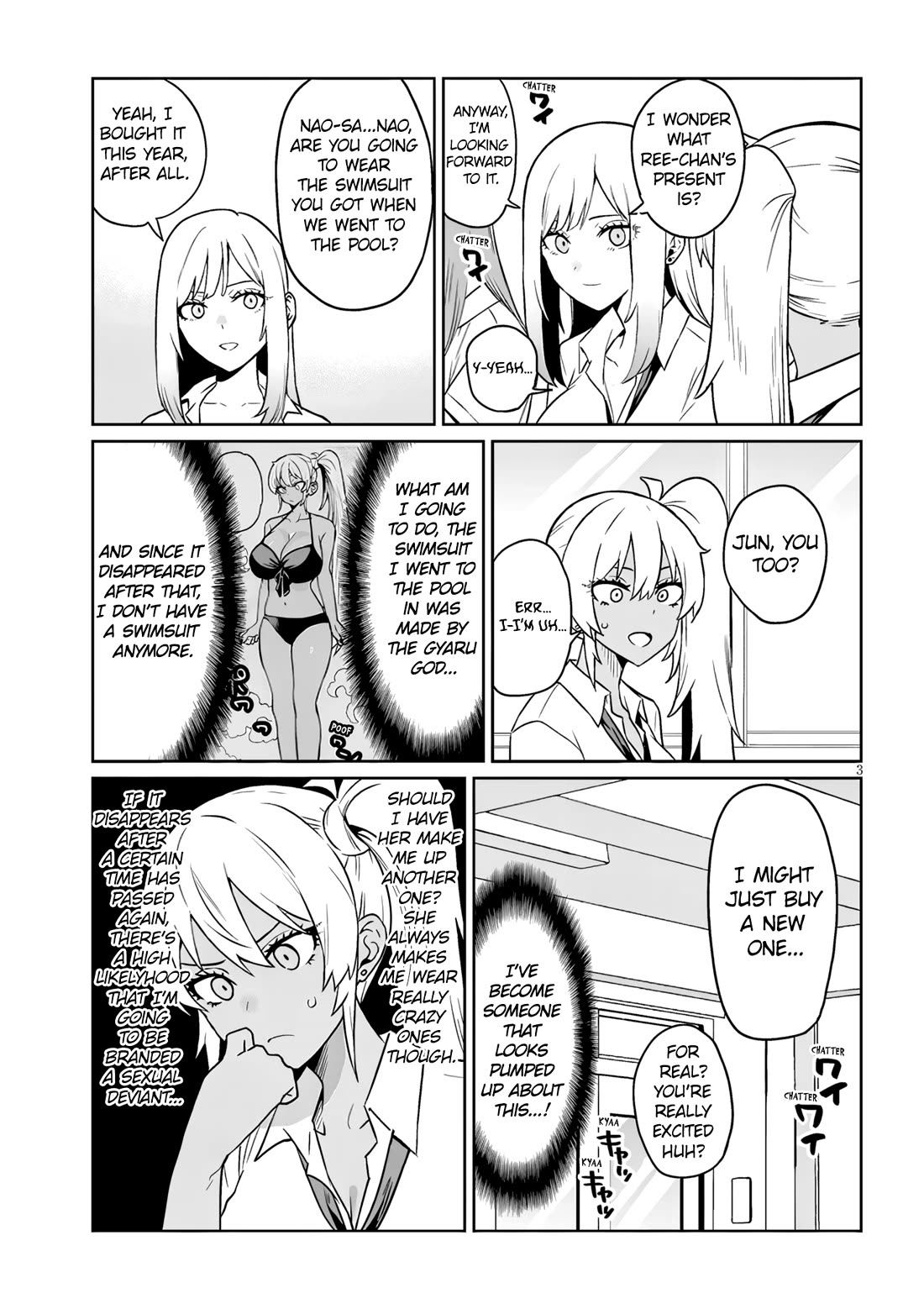 I’m a High School Boy, but I Got Gender-Swapped Into a Gyaru Chapter 24.1 page 3 - Chapter 24.1
