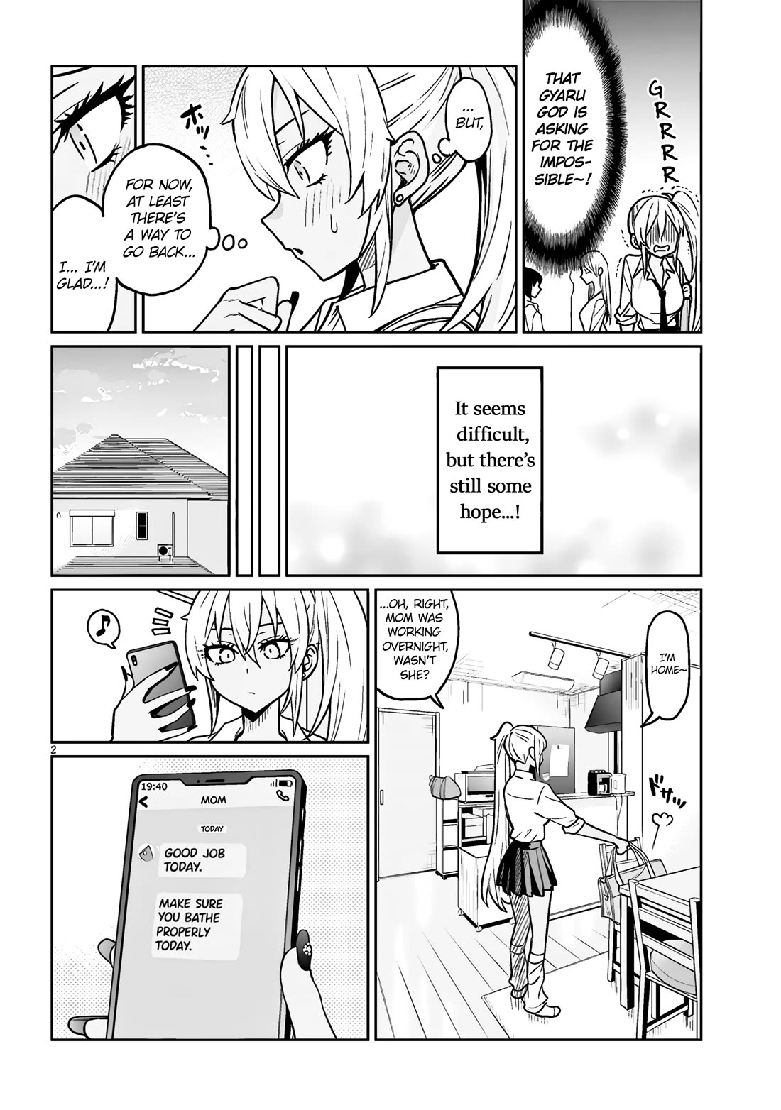 I’m a High School Boy, but I Got Gender-Swapped Into a Gyaru Chapter 6.1 page 2 - Chapter 6.1