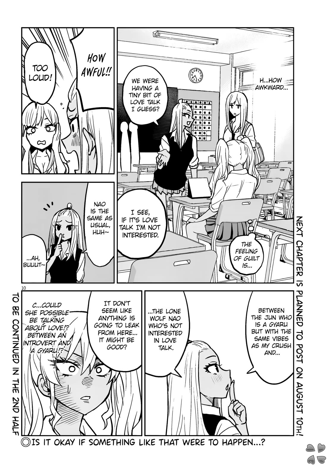 I’m a High School Boy, but I Got Gender-Swapped Into a Gyaru Chapter 8.1 page 10 - Chapter 8.1