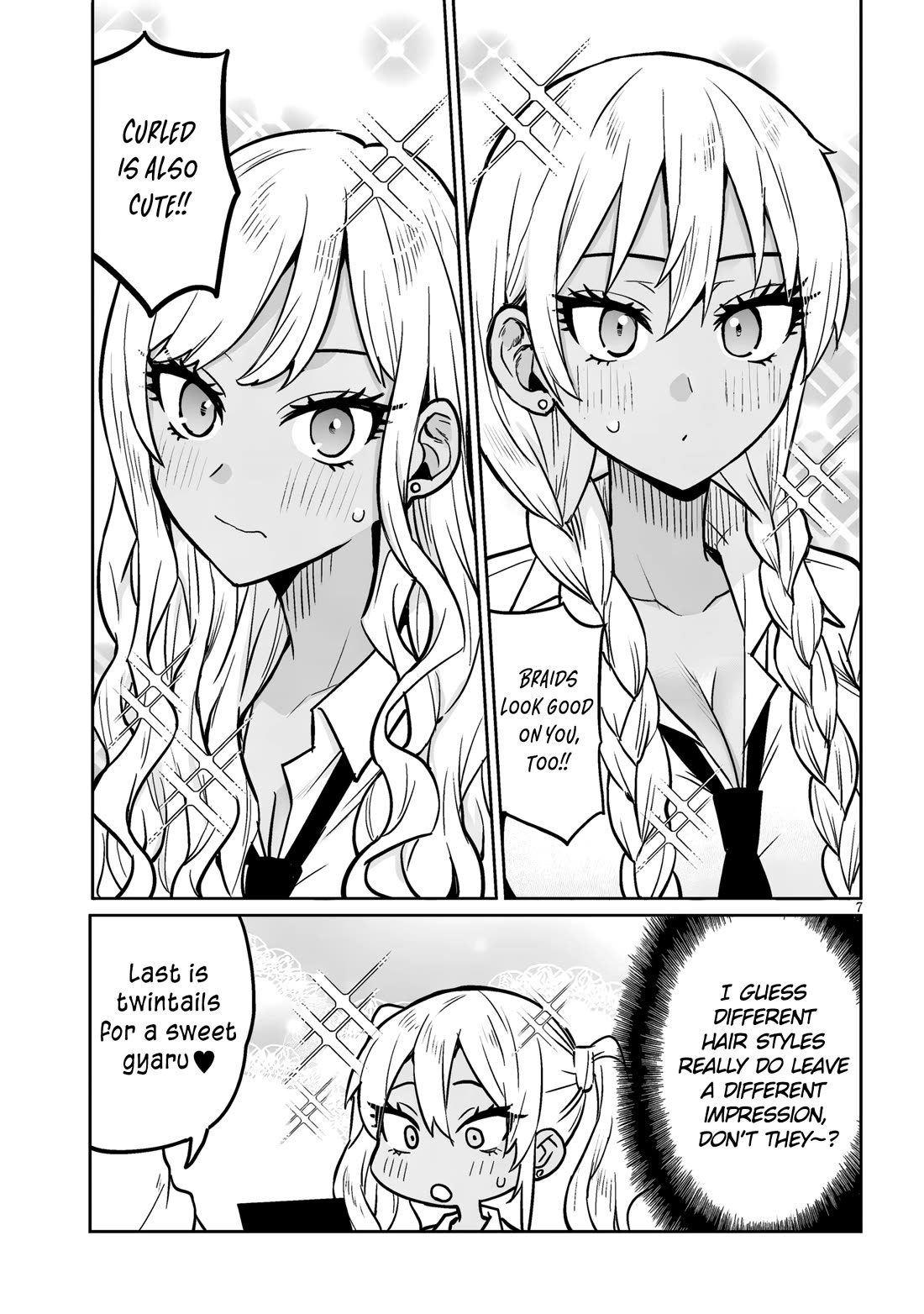 I’m a High School Boy, but I Got Gender-Swapped Into a Gyaru Chapter 8.1 page 7 - Chapter 8.1