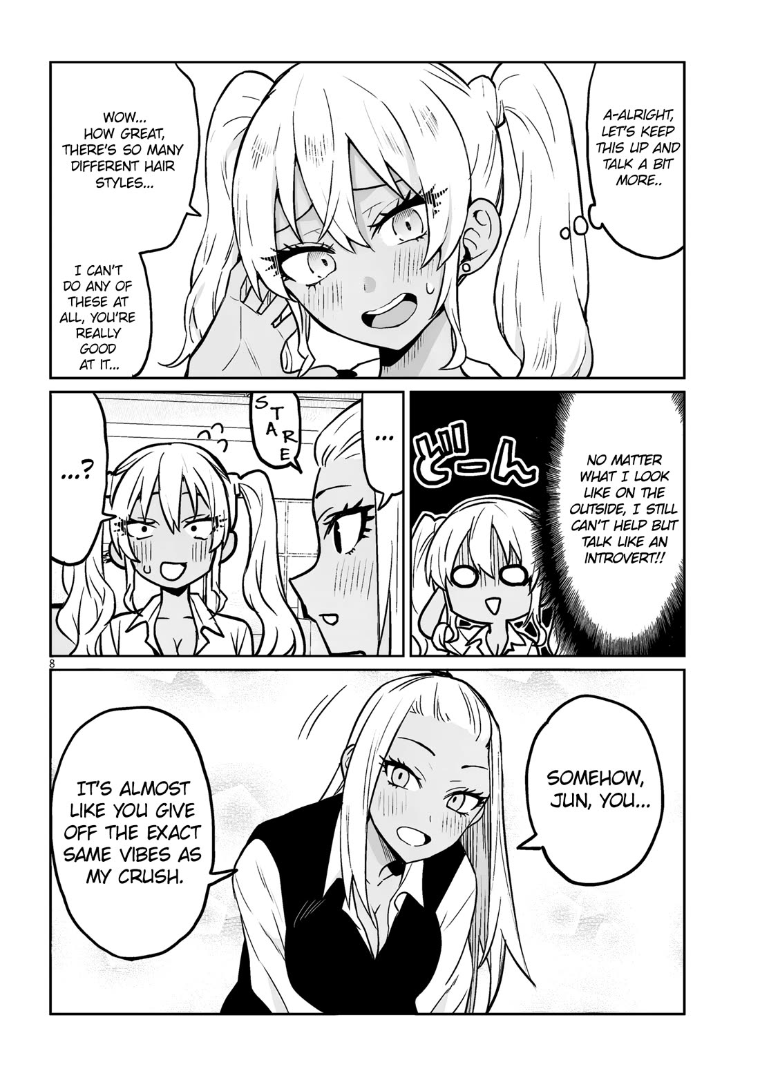 I’m a High School Boy, but I Got Gender-Swapped Into a Gyaru Chapter 8.1 page 8 - Chapter 8.1