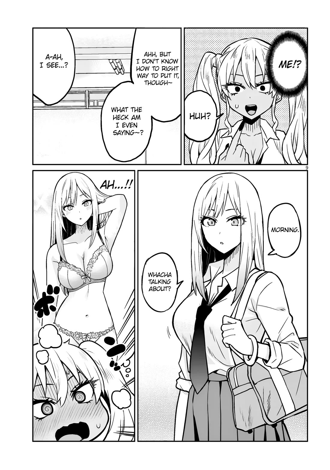 I’m a High School Boy, but I Got Gender-Swapped Into a Gyaru Chapter 8.1 page 9 - Chapter 8.1