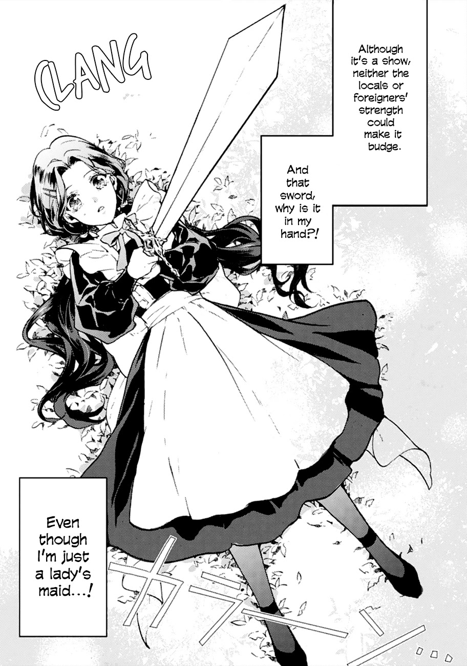 I'm a Lady's Maid, I've Pulled Out THE HOLY SWORD! Chapter 1 page 4 - Chapter 1: Cancel the Birth of a Hero