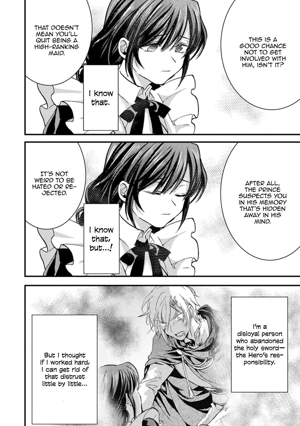 I'm a Lady's Maid, I've Pulled Out THE HOLY SWORD! Chapter 13 page 14 - Chapter 13: The Hero is Depressed