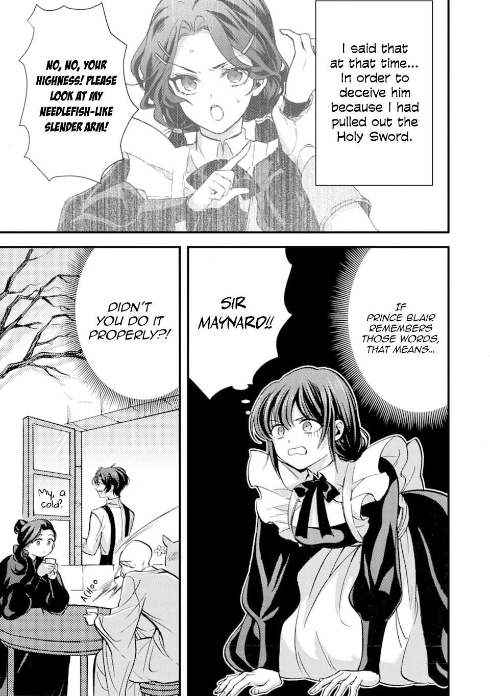 I'm a Lady's Maid, I've Pulled Out THE HOLY SWORD! Chapter 15 page 1 - Chapter 15: The Hero is Being Laughed At