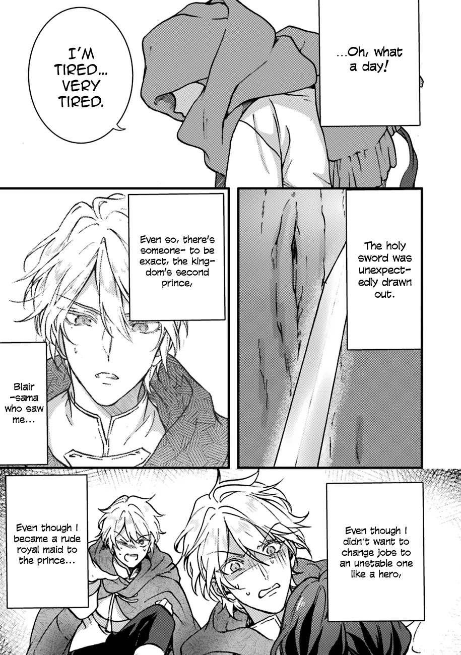 I'm a Lady's Maid, I've Pulled Out THE HOLY SWORD! Chapter 2 page 5 - Chapter 2: The Hero is Surprised When They Come Home