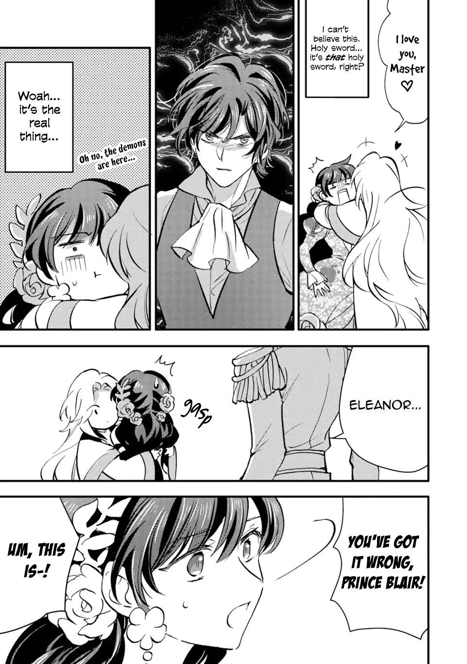 I'm a Lady's Maid, I've Pulled Out THE HOLY SWORD! Chapter 23 page 24 - Chapter 23: The Hero Confronts the Demon King