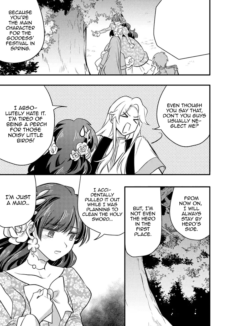 I'm a Lady's Maid, I've Pulled Out THE HOLY SWORD! Chapter 24 page 25 - Chapter 24: The Hero Takes an Oath [END]