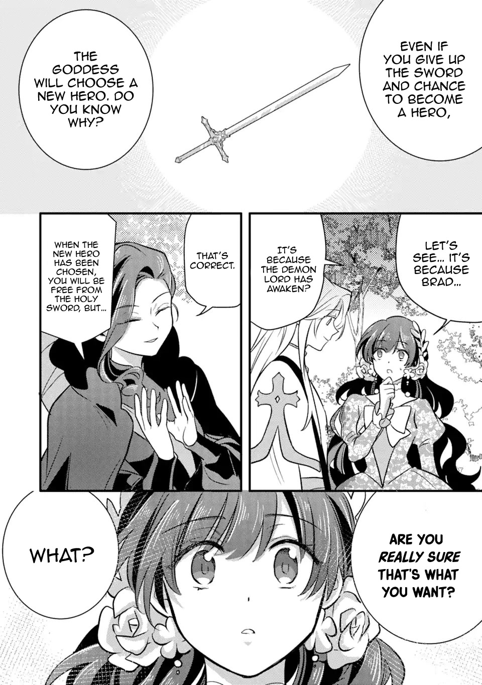 I'm a Lady's Maid, I've Pulled Out THE HOLY SWORD! Chapter 24 page 28 - Chapter 24: The Hero Takes an Oath [END]