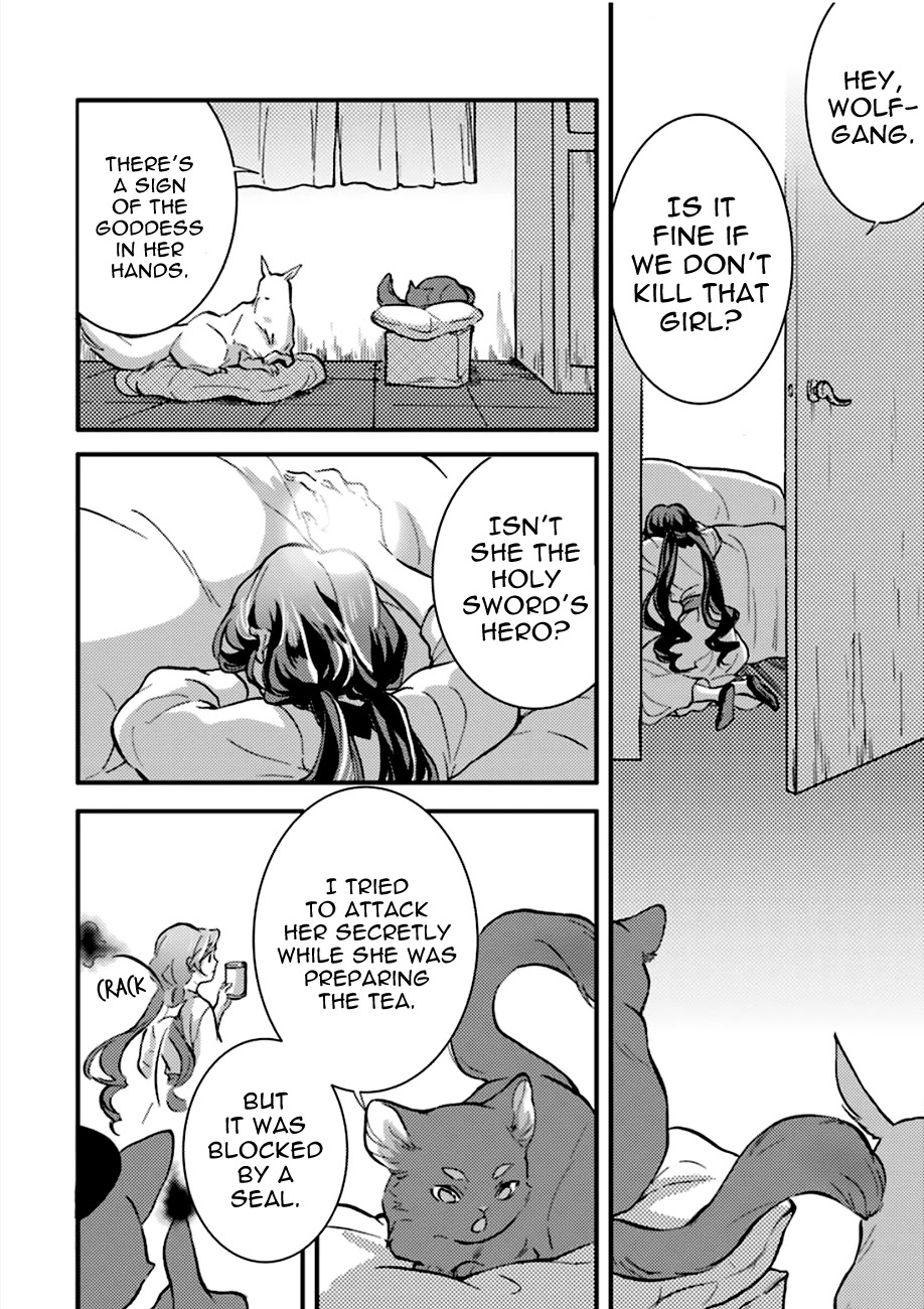 I'm a Lady's Maid, I've Pulled Out THE HOLY SWORD! Chapter 4 page 28 - Chapter 4: The Hero, Welcoming the Dog and the Cat