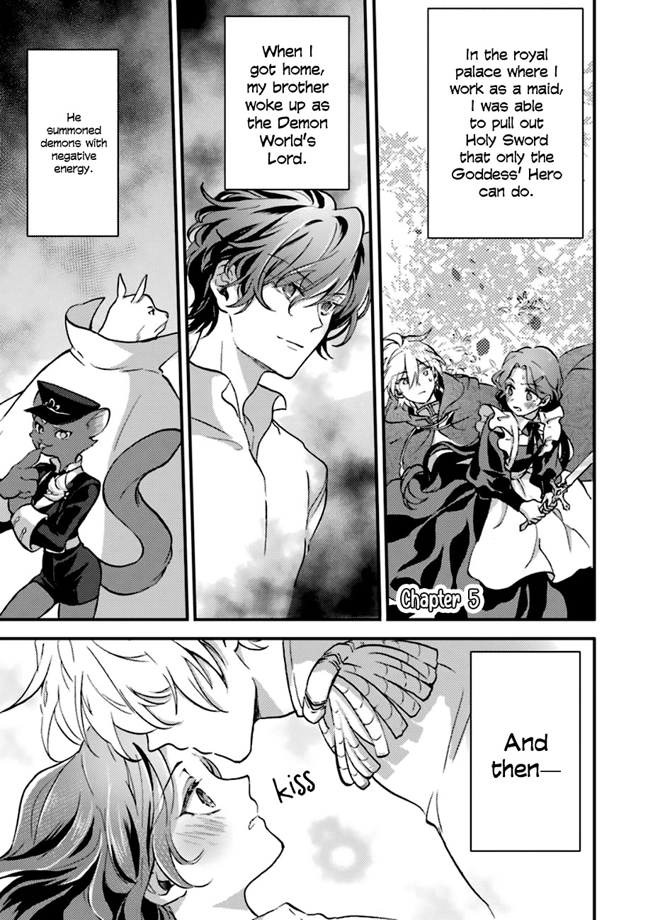I'm a Lady's Maid, I've Pulled Out THE HOLY SWORD! Chapter 5 page 1 - Chapter 5: THe Hero, Becoming a Slightly Different Person